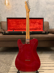 Fender American Deluxe Translucent Crimson Red 8.2lb WOHC
