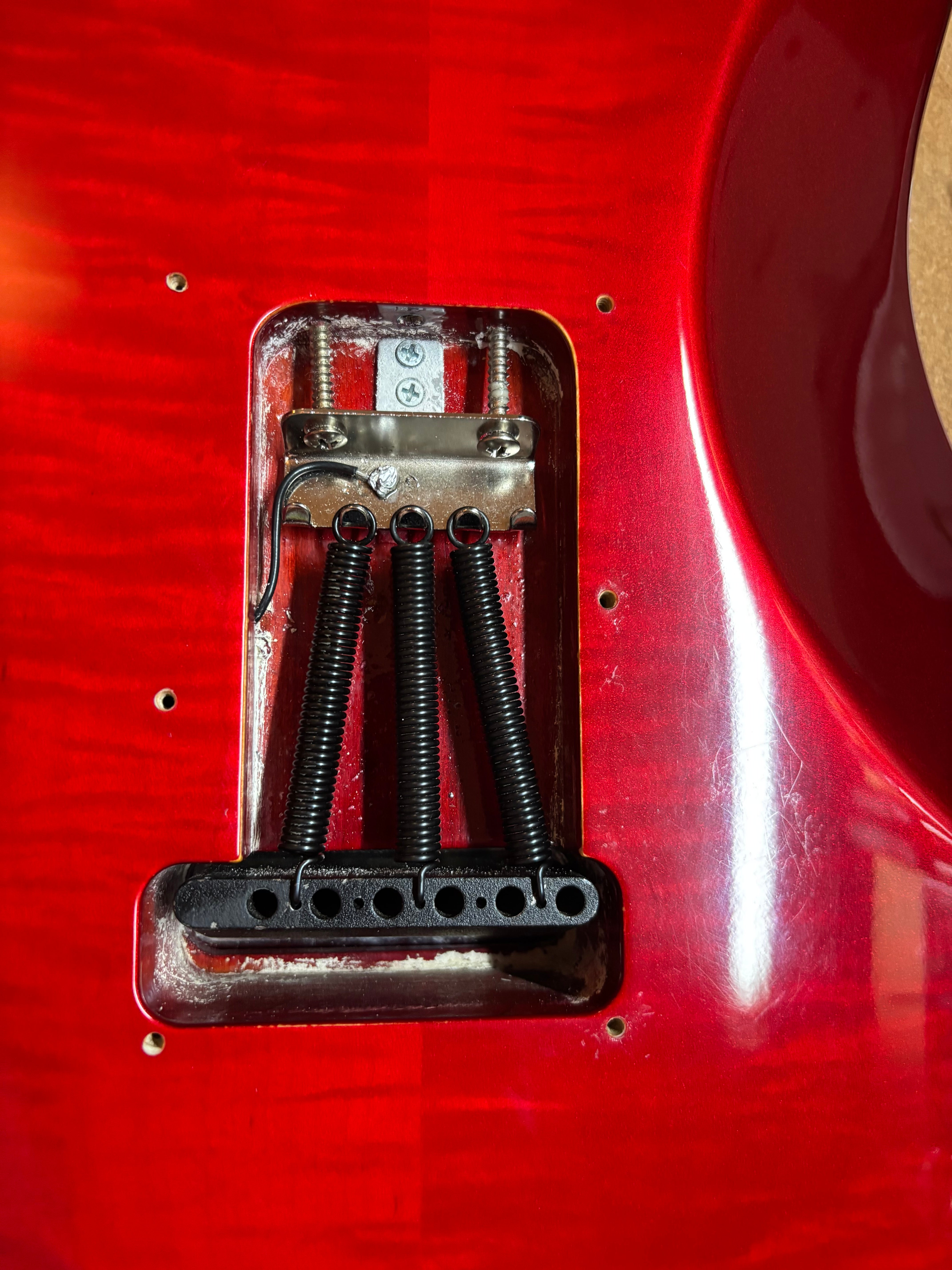 Fender Stratocaster Ultra Crimson Burst 1993 All original With full Case Candy MINT