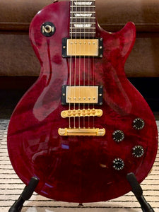 Gibson Les Paul Studio Plus Trans red 9lb WOHC NICE TOP!