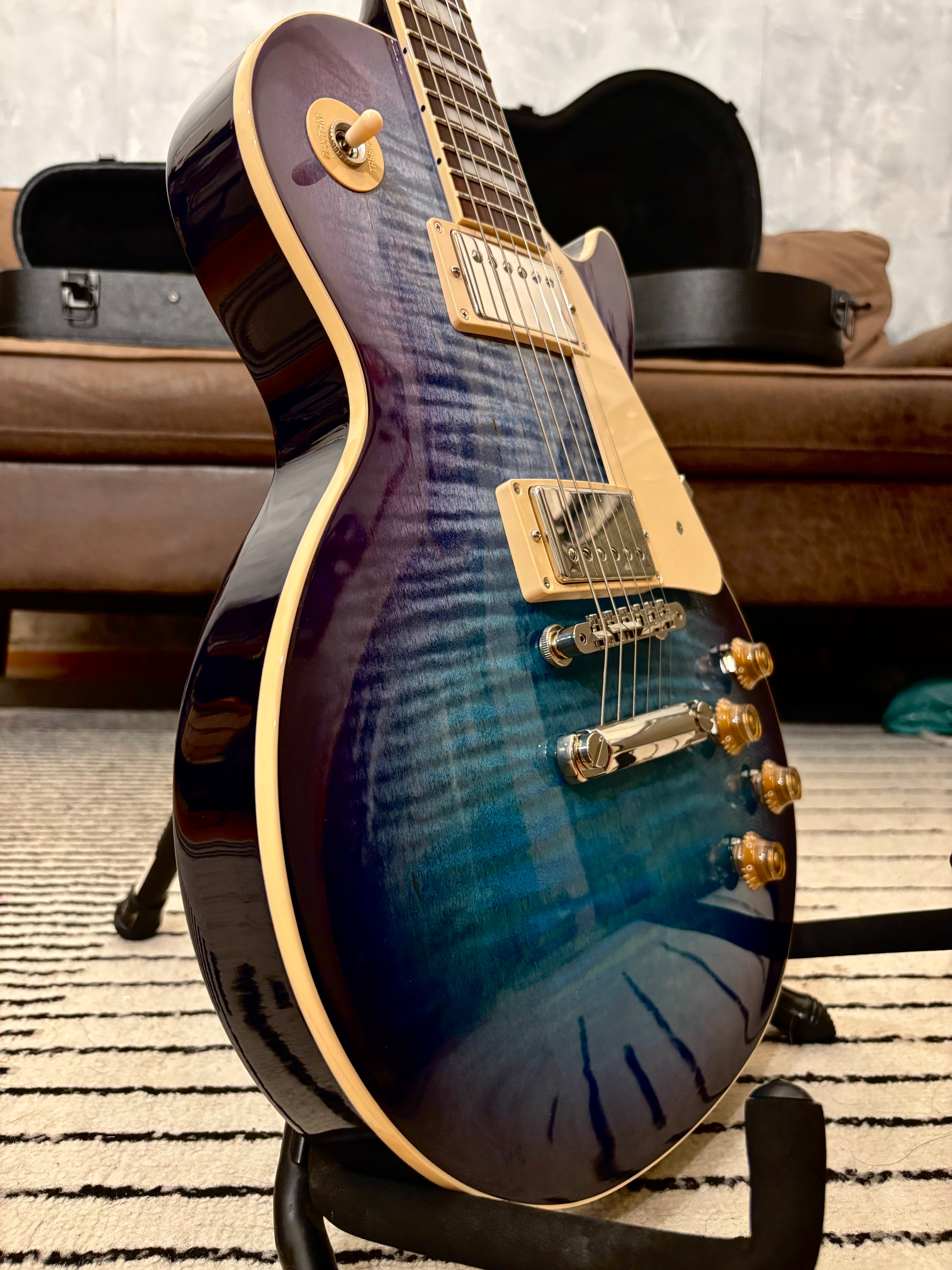 Gibson Les Paul Standard '60s 2021 Blueberry Burst steller AAA TOP