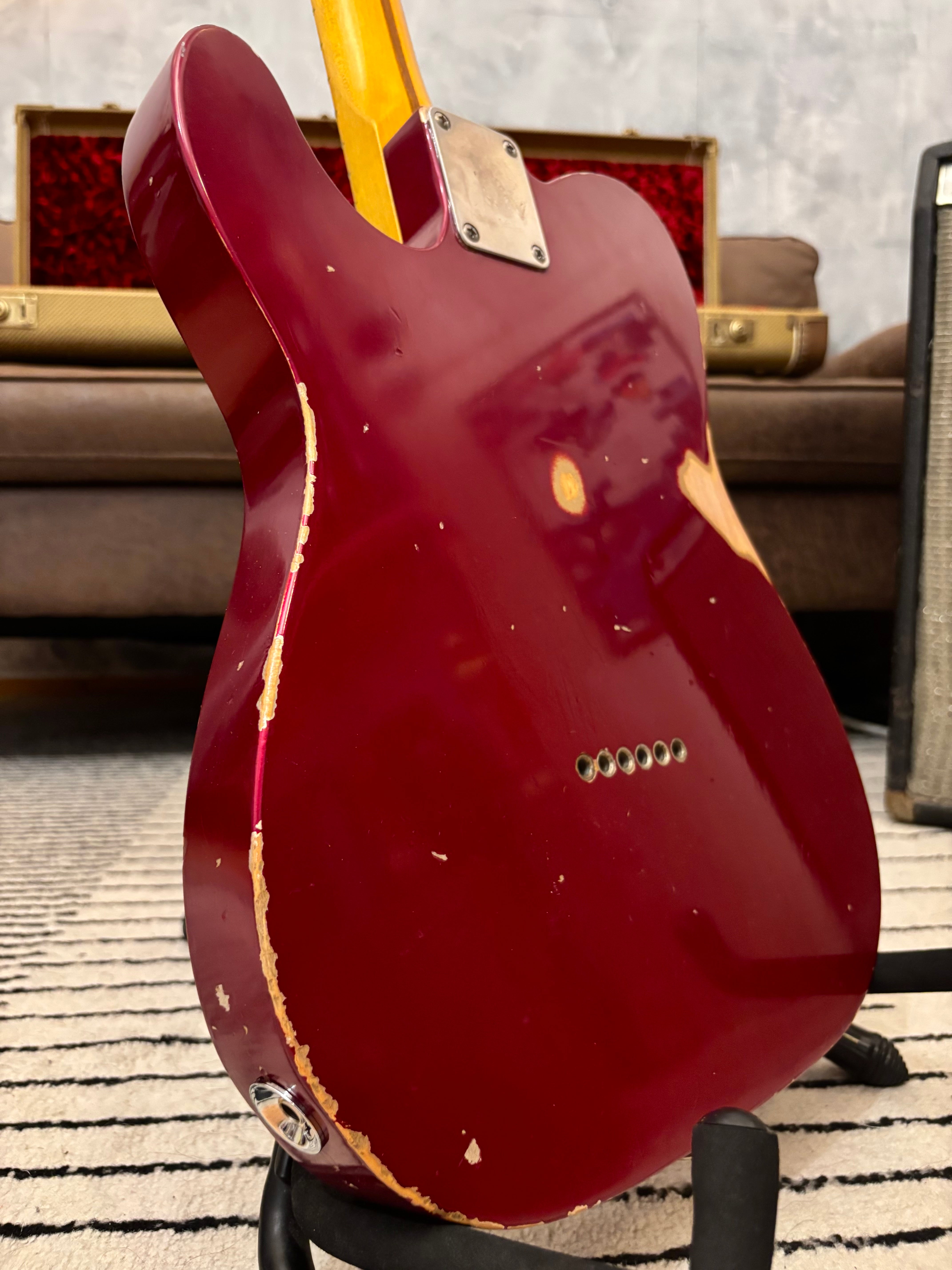 GLAS Custom Fender 1960 Reissue Telecaster Relic 8lb With G&G Custom Tweed