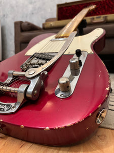 GLAS Custom Fender 1960 Reissue Telecaster Relic 8lb With G&G Custom Tweed
