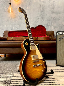 Gibson Les Paul Standard 50's 2022 AAA Quilted Flame Top Tobacco Burst Light only 9lb!