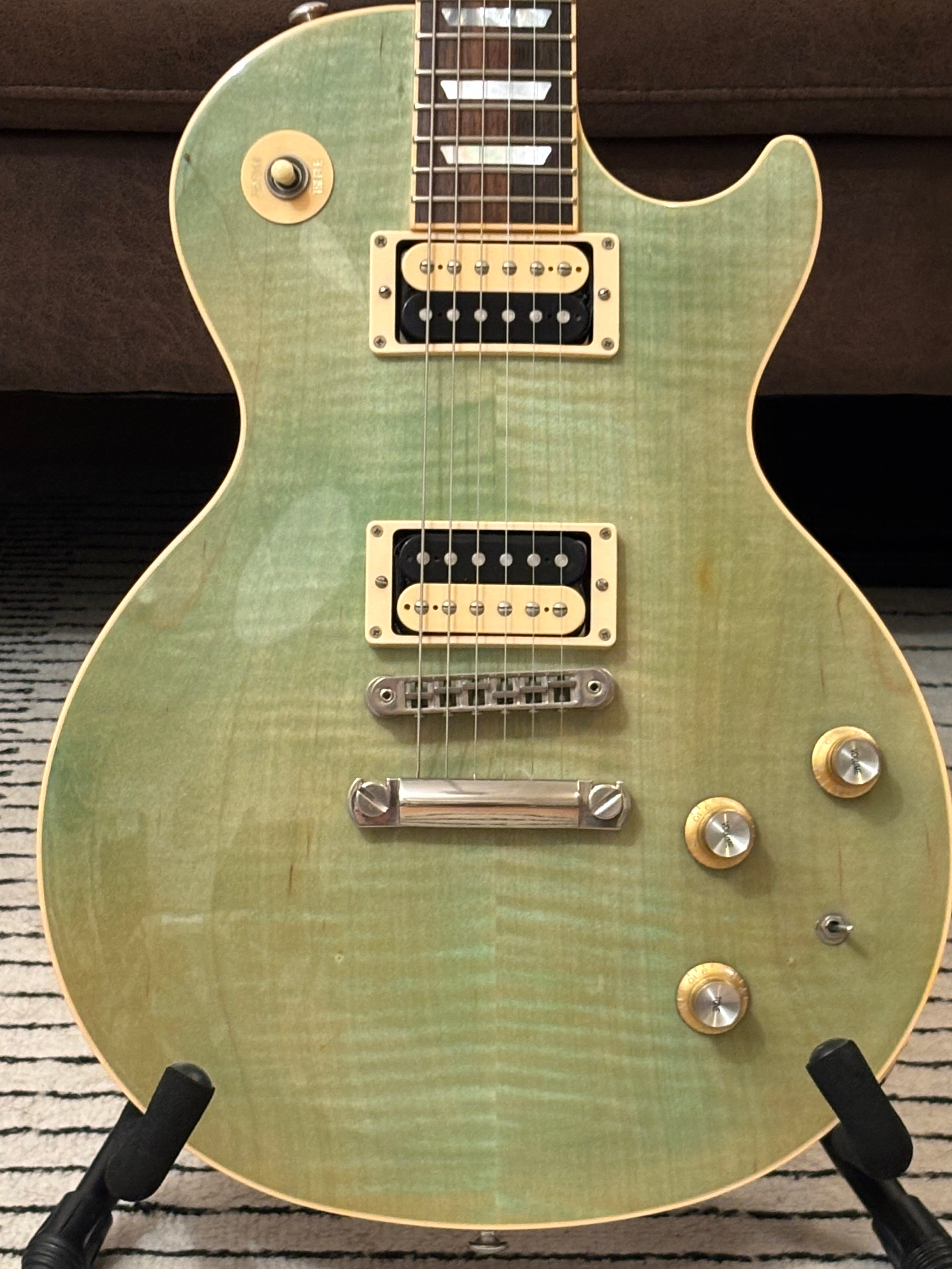 Gibson Les Paul Classic 2015 Seafoam Green Lightweight 9.2lb And Super Clean