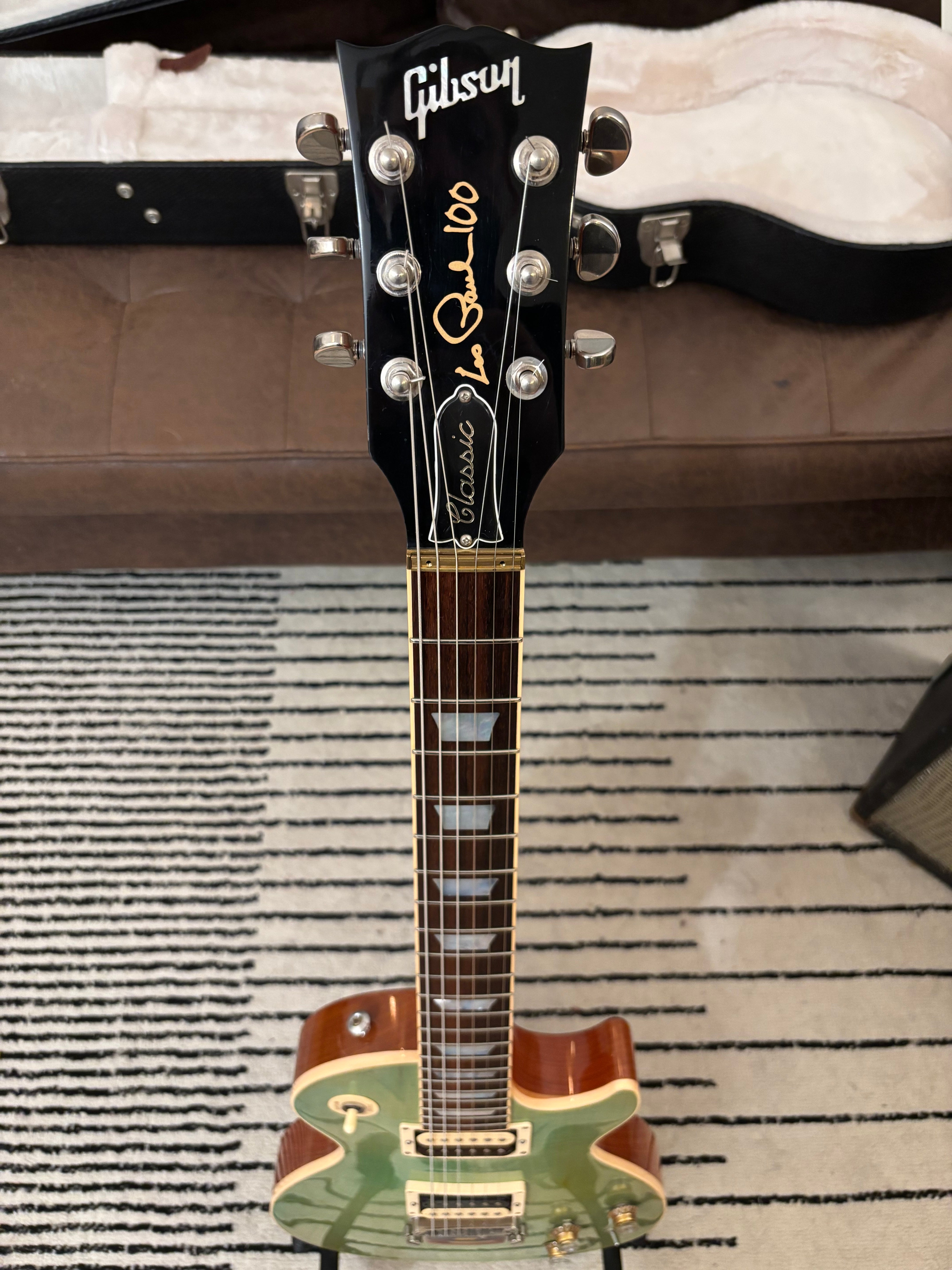 Gibson Les Paul Classic 2015 Seafoam Green Lightweight 9.2lb And Super Clean