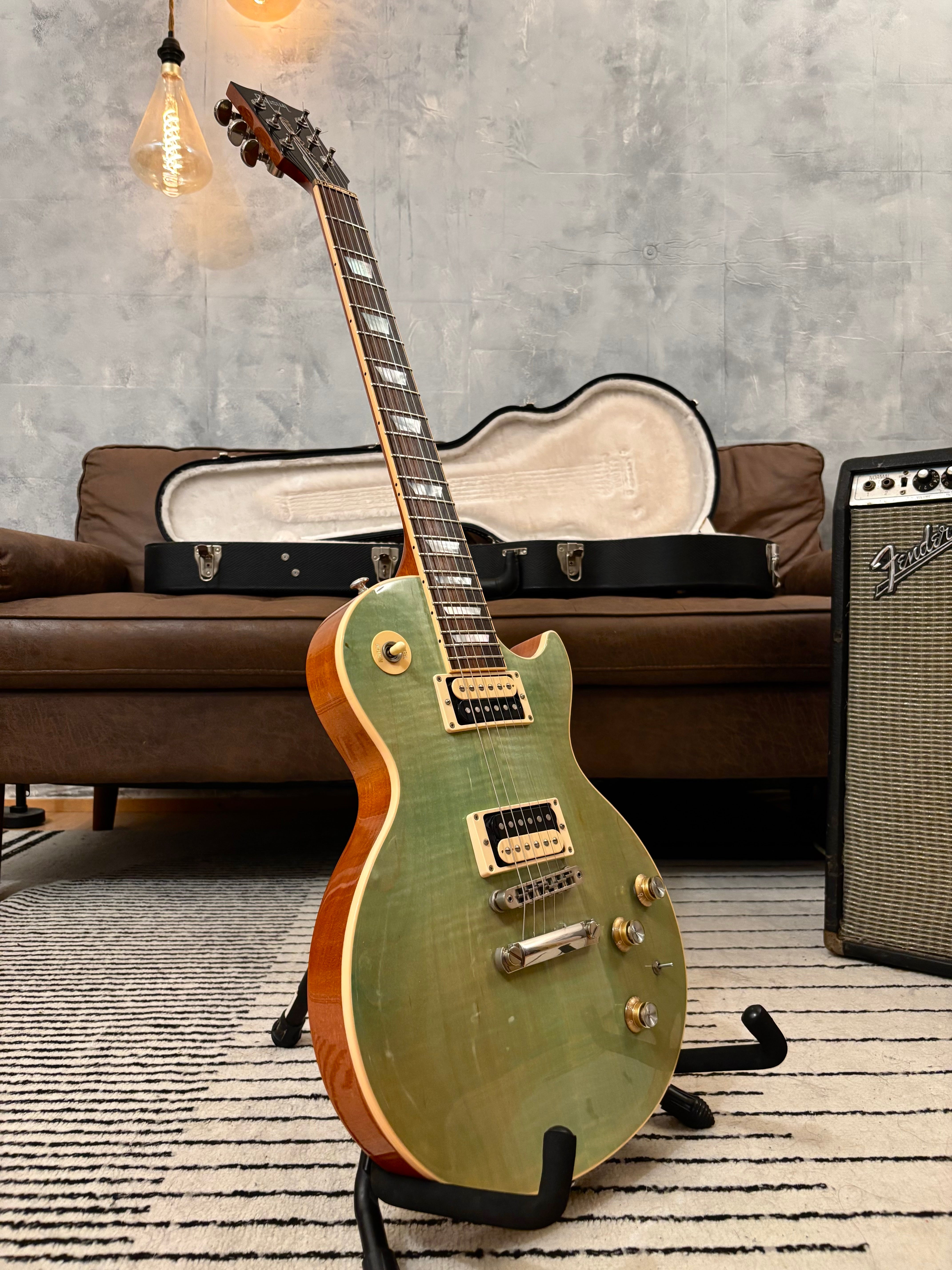 Gibson Les Paul Classic 2015 Seafoam Green Lightweight 9.2lb And Super Clean