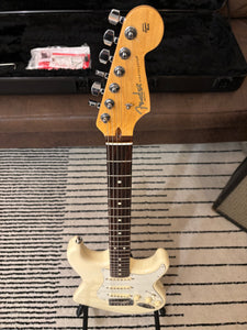 Fender American Standard 2016 Olympic White with Custom Shop Fat 50 Pickups All original with Case And Full Case Candy