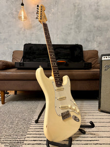 Fender American Standard 2016 Olympic White with Custom Shop Fat 50 Pickups All original with Case And Full Case Candy