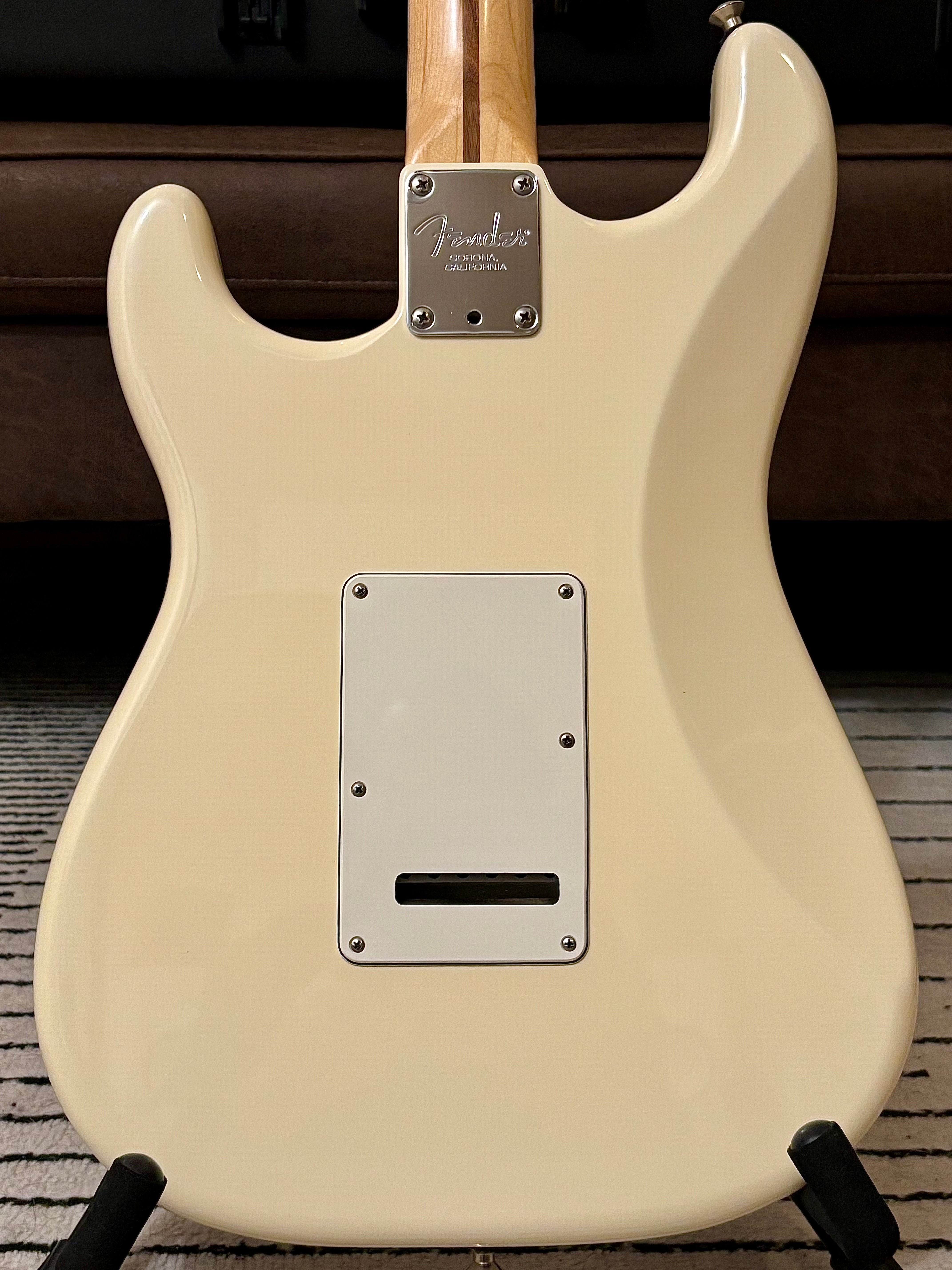 Fender American Standard 2016 Olympic White with Custom Shop Fat 50 Pickups All original with Case And Full Case Candy