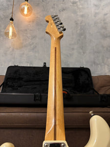 Fender American Standard 2016 Olympic White with Custom Shop Fat 50 Pickups All original with Case And Full Case Candy