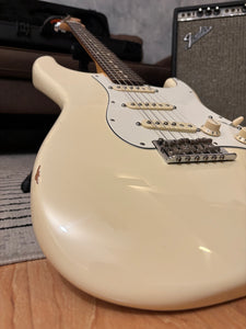 Fender American Standard 2016 Olympic White with Custom Shop Fat 50 Pickups All original with Case And Full Case Candy