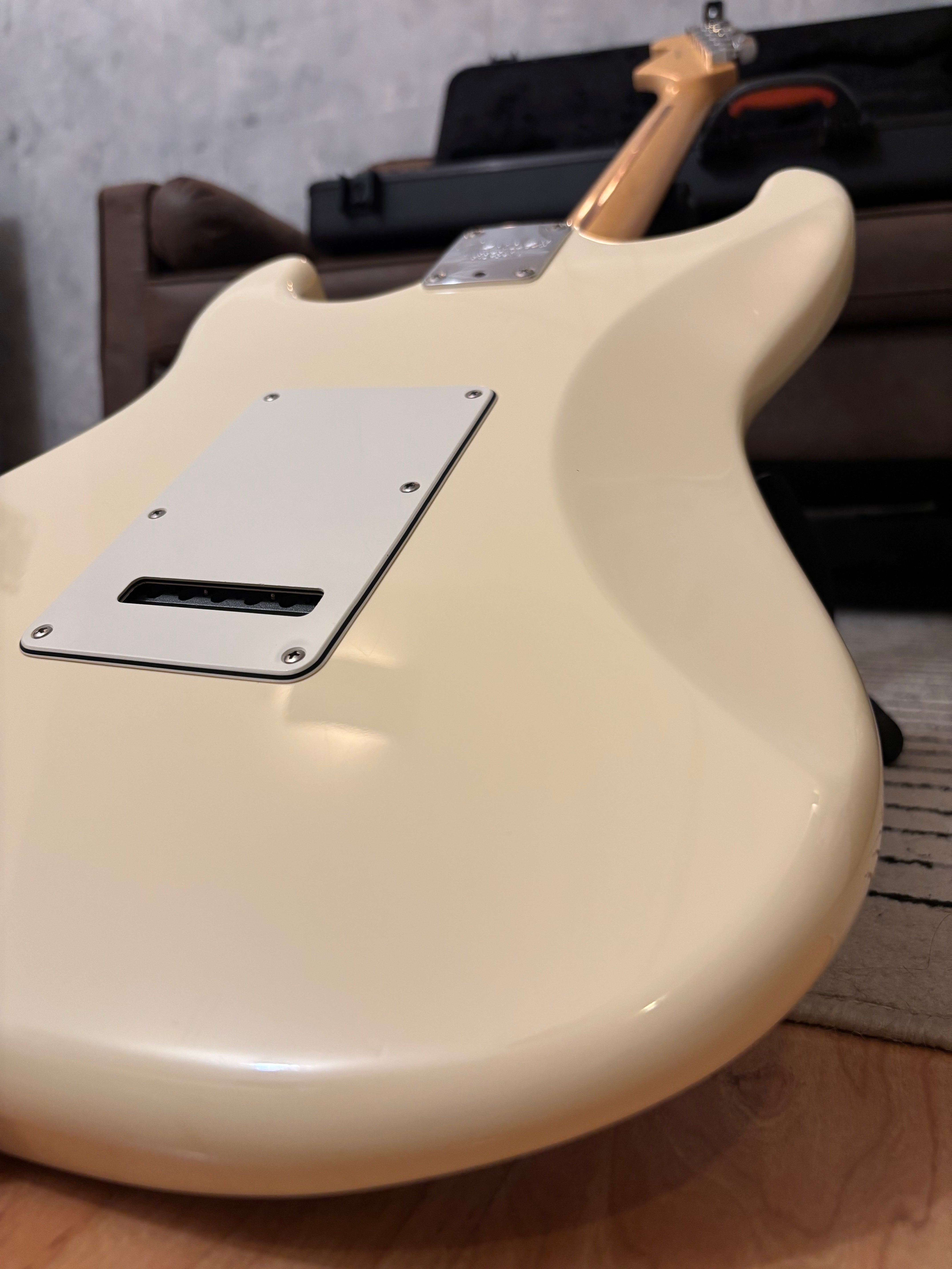 Fender American Standard 2016 Olympic White with Custom Shop Fat 50 Pickups All original with Case And Full Case Candy