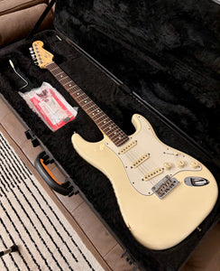 Fender American Standard 2016 Olympic White with Custom Shop Fat 50 Pickups All original with Case And Full Case Candy