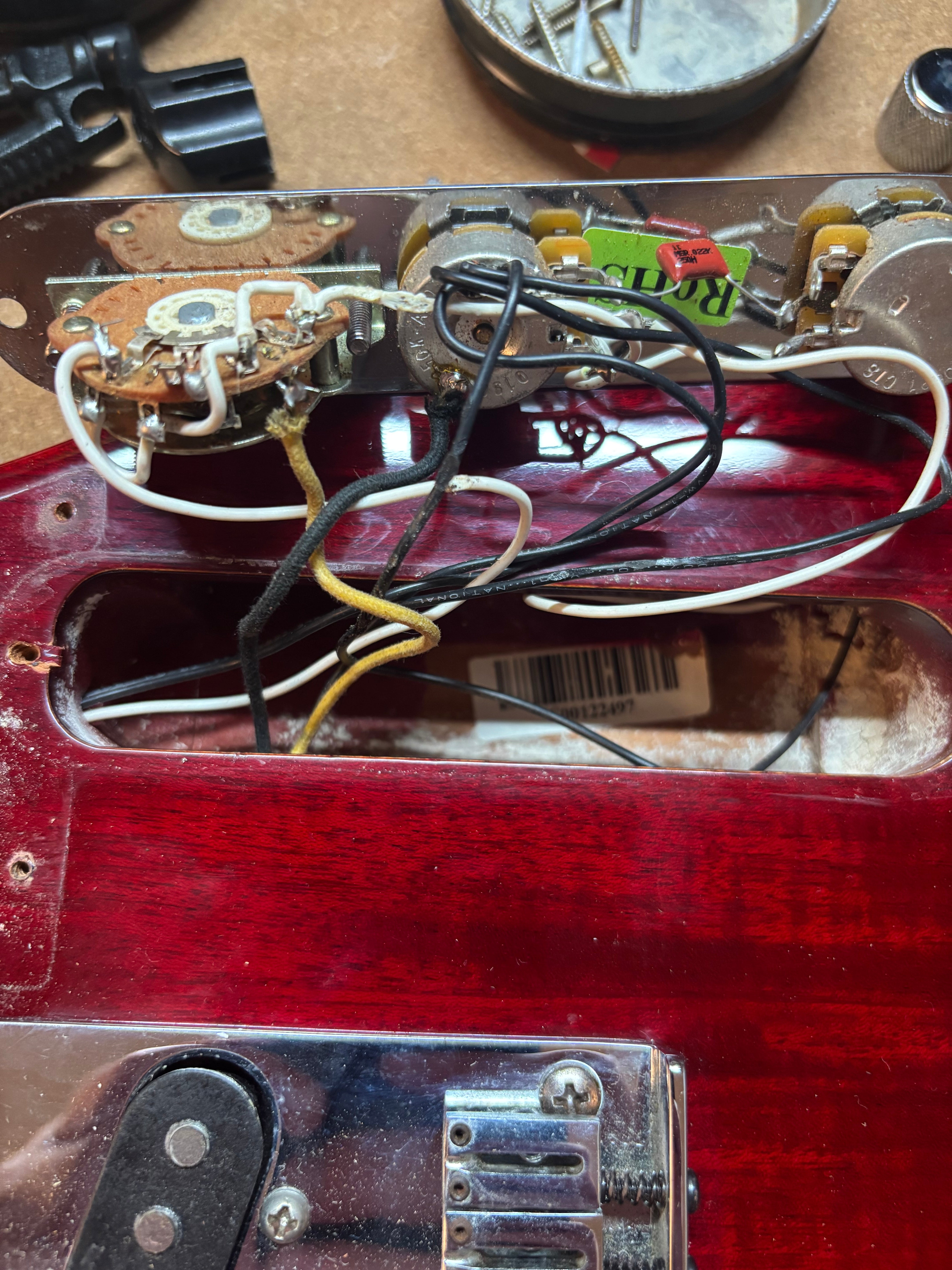 Fender American Deluxe Telecaster 2006 FSR Crimson Red ONY 7lb, Rare GC Exclusive, Black Headstock, ONLY 7lb