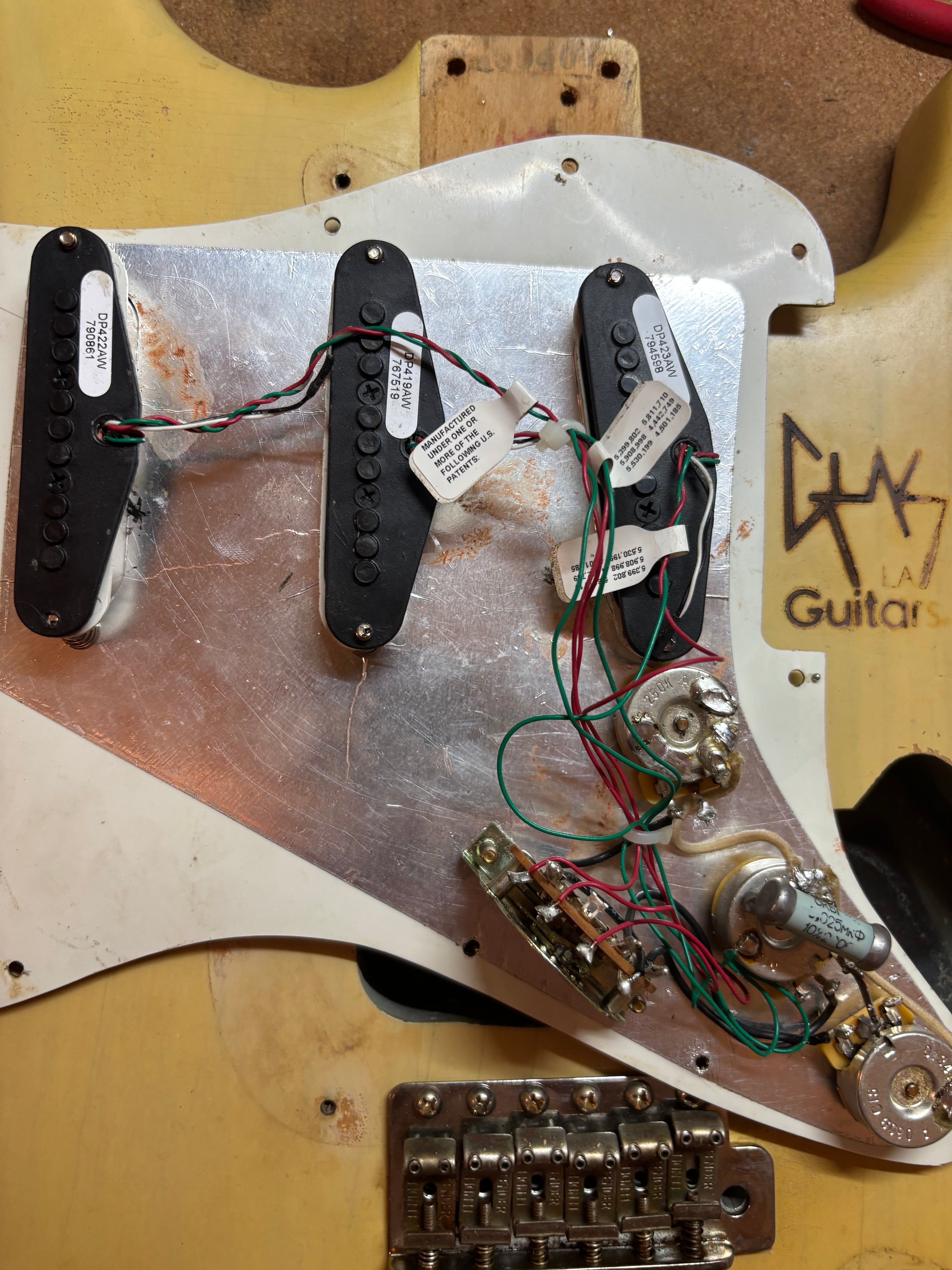 Fender Stratocaster 1962 GLAS Custom Honey Blonde Heavy Relic Light at 7.6lb Stunning