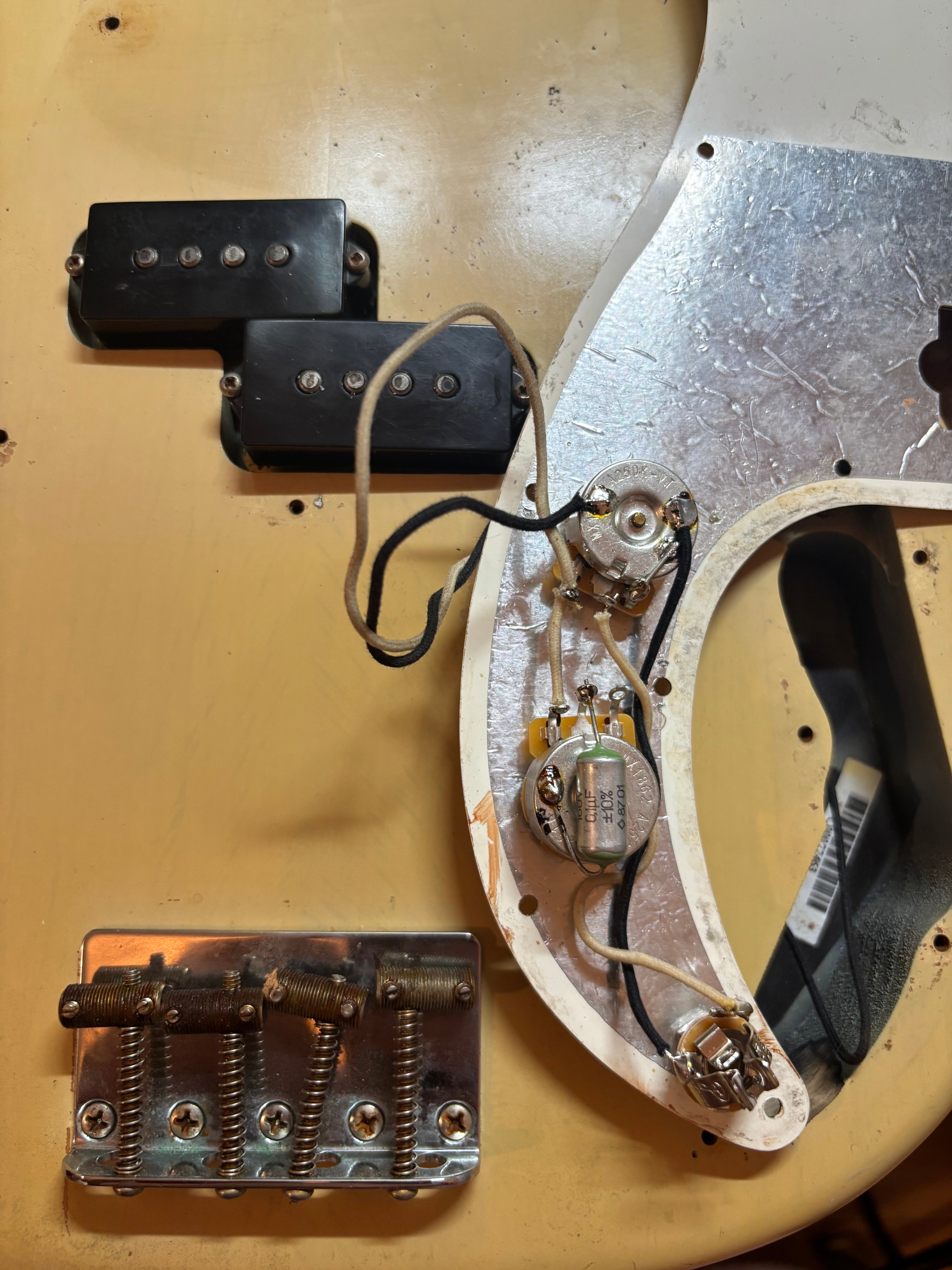 Fender Precision Bass Blonde 1962 GLAS Custom Relic feather Light at 8lb LUSH