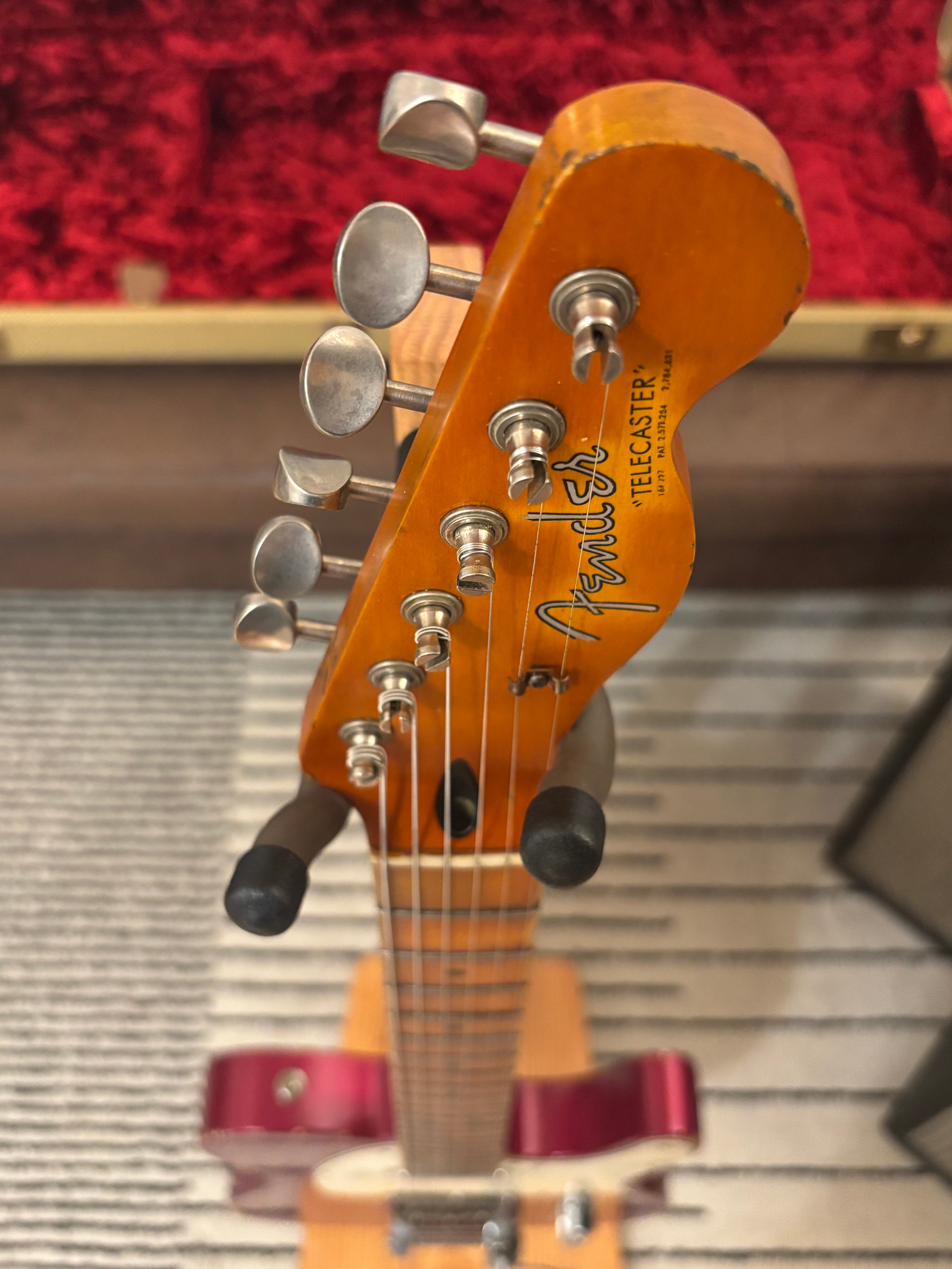 GLAS Custom Fender 1961 Reissue Telecaster Relic 8lb With G&G Custom Tweed