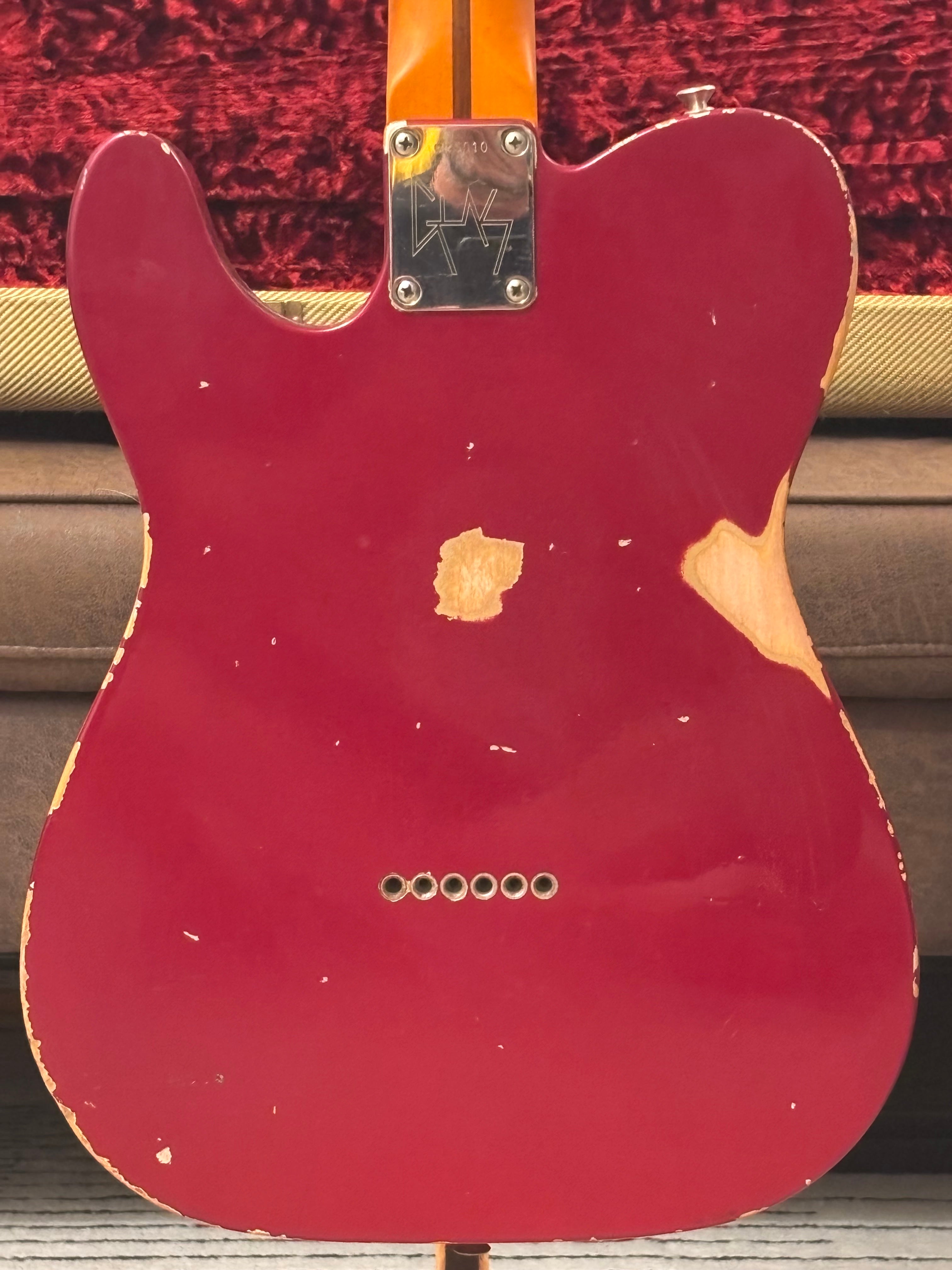 GLAS Custom Fender 1961 Reissue Telecaster Relic 8lb With G&G Custom Tweed