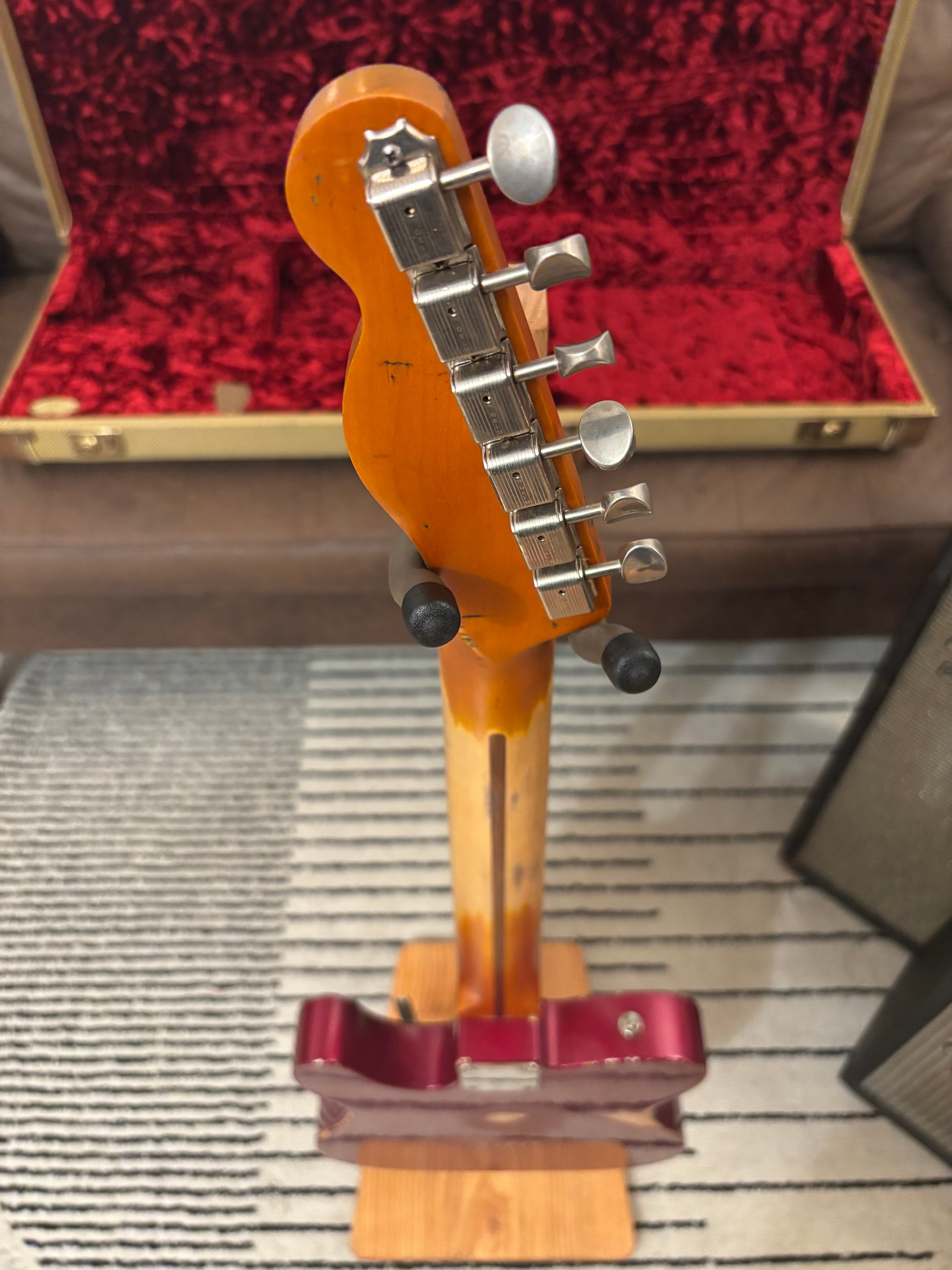 GLAS Custom Fender 1961 Reissue Telecaster Relic 8lb With G&G Custom Tweed