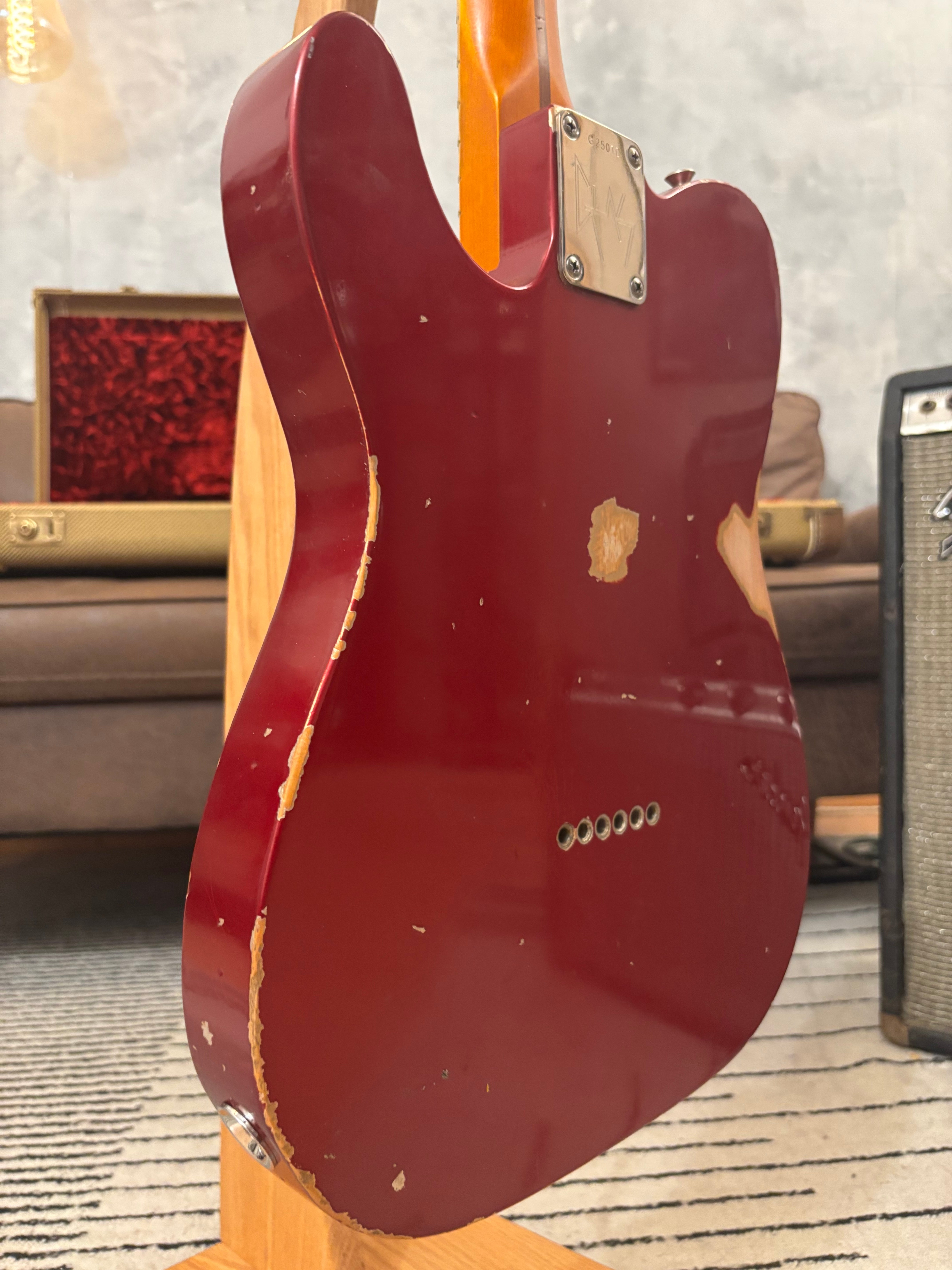 GLAS Custom Fender 1961 Reissue Telecaster Relic 8lb With G&G Custom Tweed