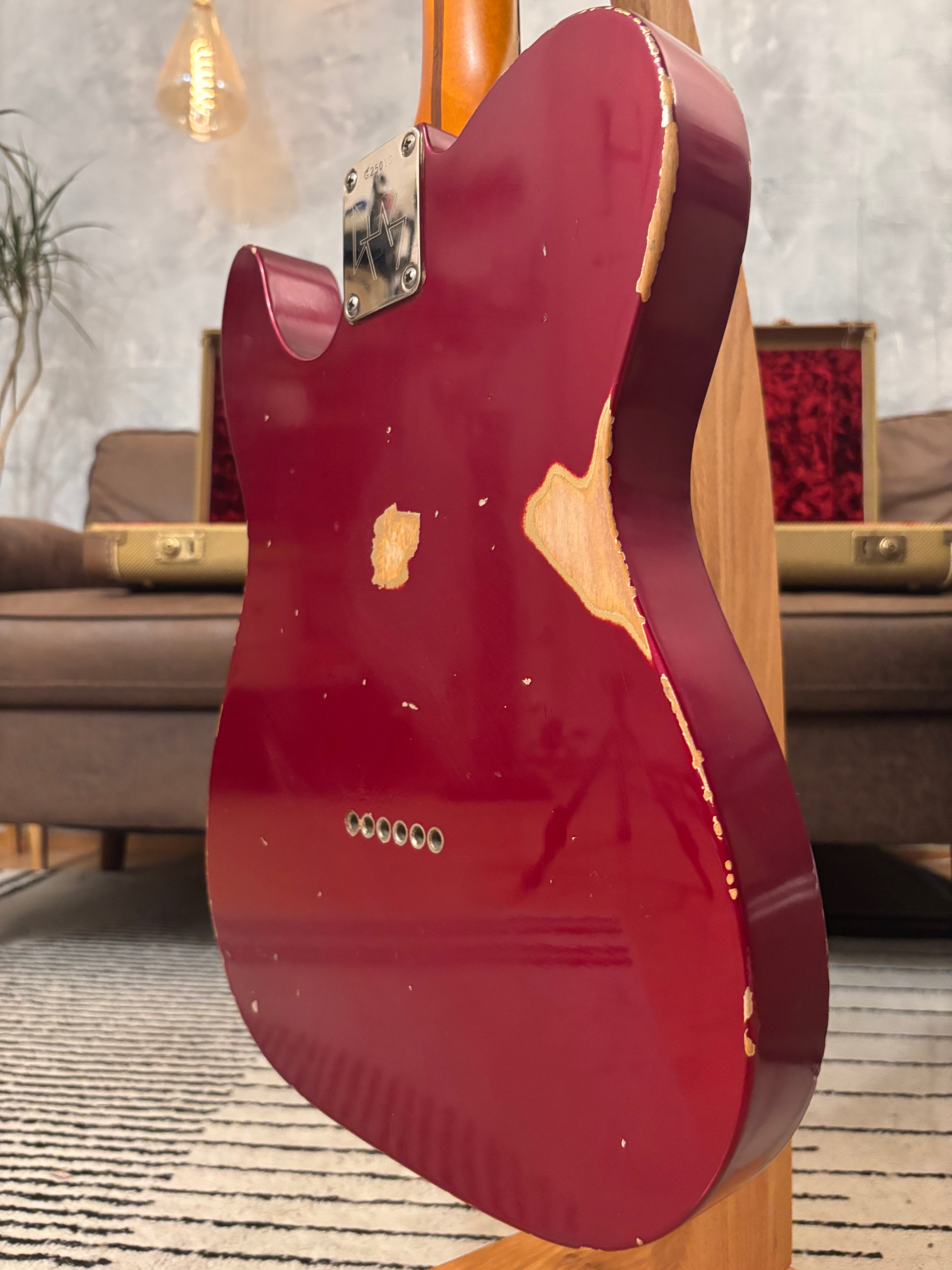 GLAS Custom Fender 1961 Reissue Telecaster Relic 8lb With G&G Custom Tweed