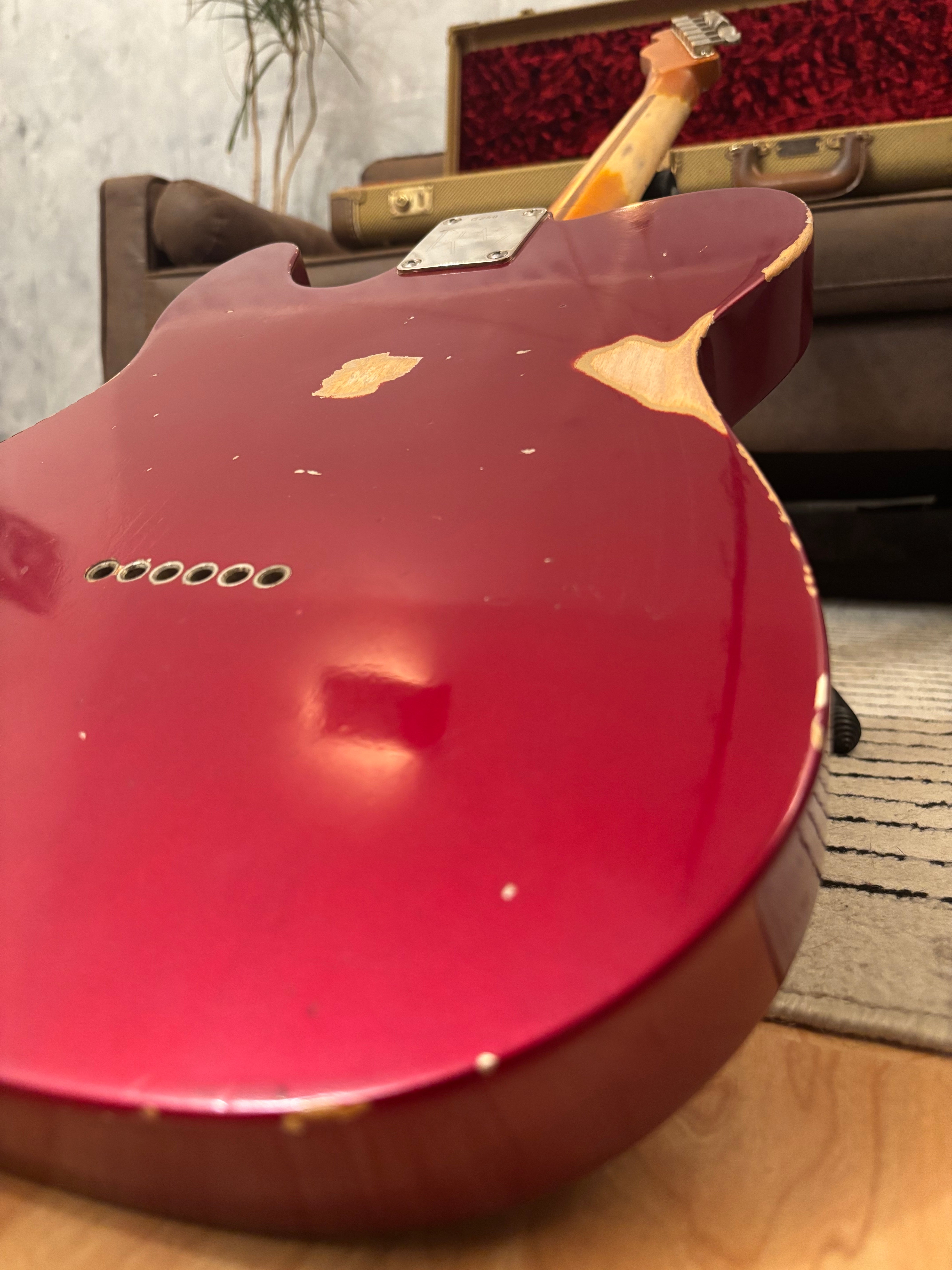 GLAS Custom Fender 1961 Reissue Telecaster Relic 8lb With G&G Custom Tweed