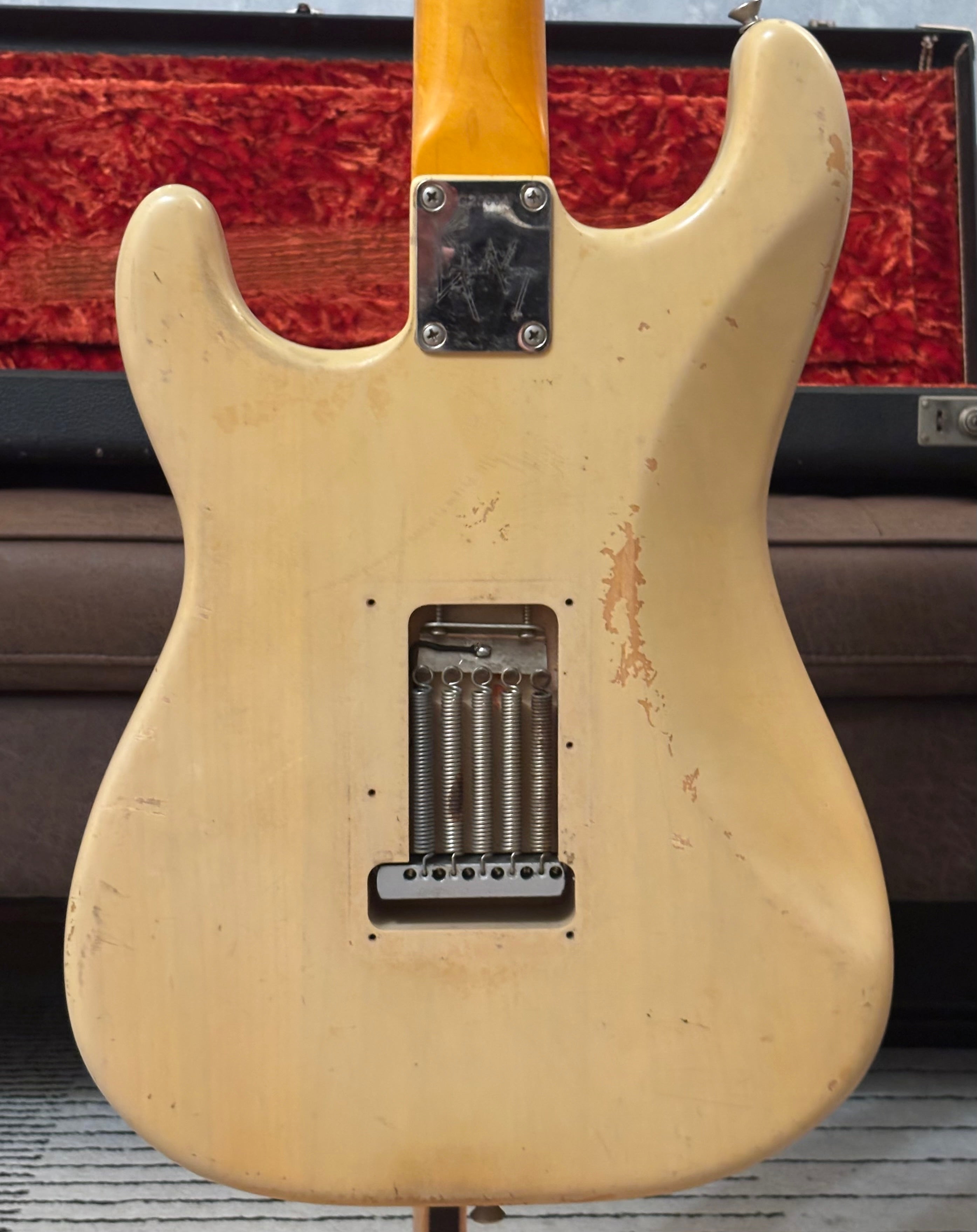 Fender Stratocaster 1962 GLAS Custom Honey Blonde Heavy Relic Light at 7.6lb Stunning