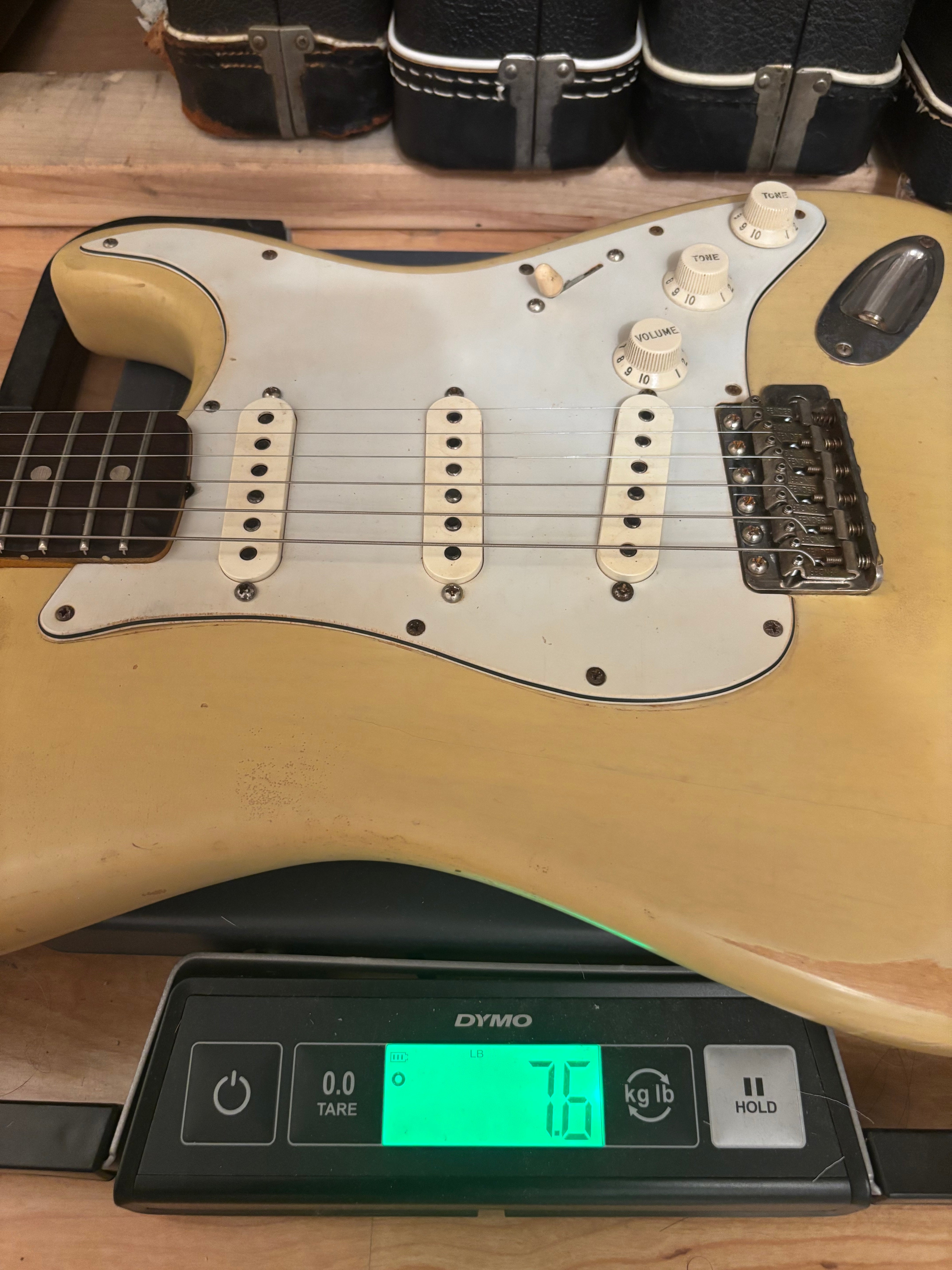 Fender Stratocaster 1962 GLAS Custom Honey Blonde Heavy Relic Light at 7.6lb Stunning