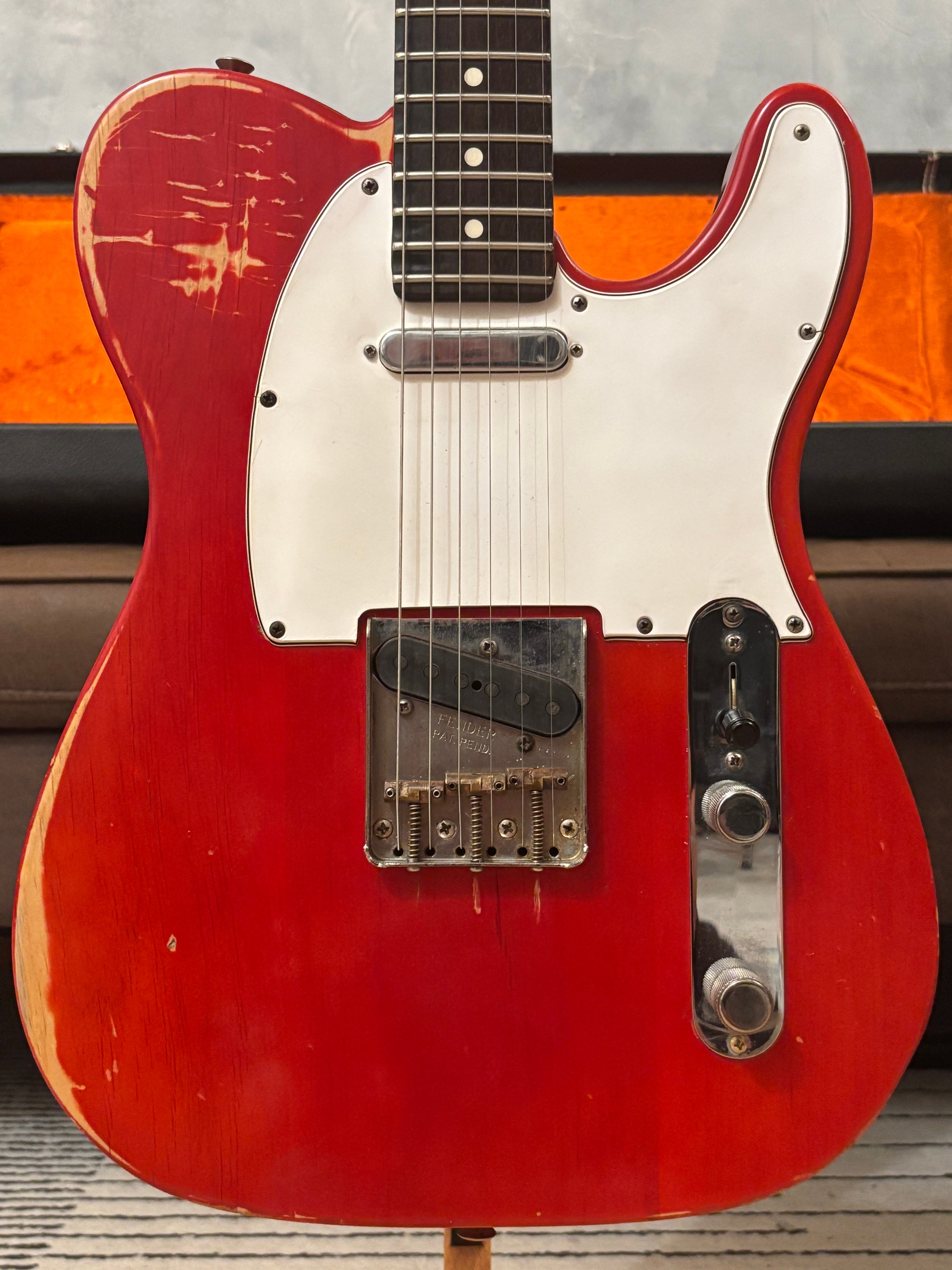 Fender Telecaster 1963 Rare Limited Run Trans Red Model RI. Feather light at 7.4lb
