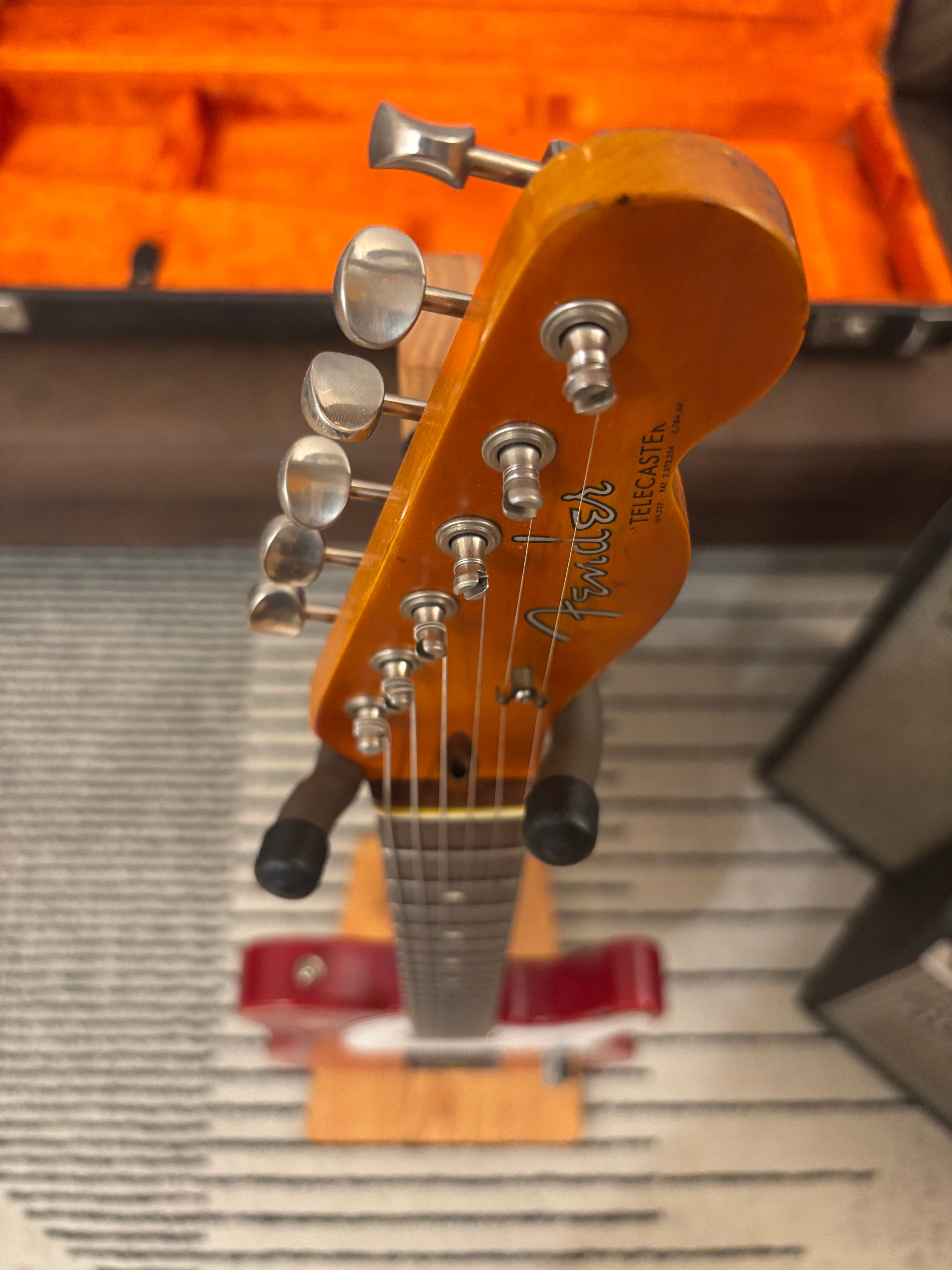 Fender Telecaster 1963 Rare Limited Run Trans Red Model RI. Feather light at 7.4lb