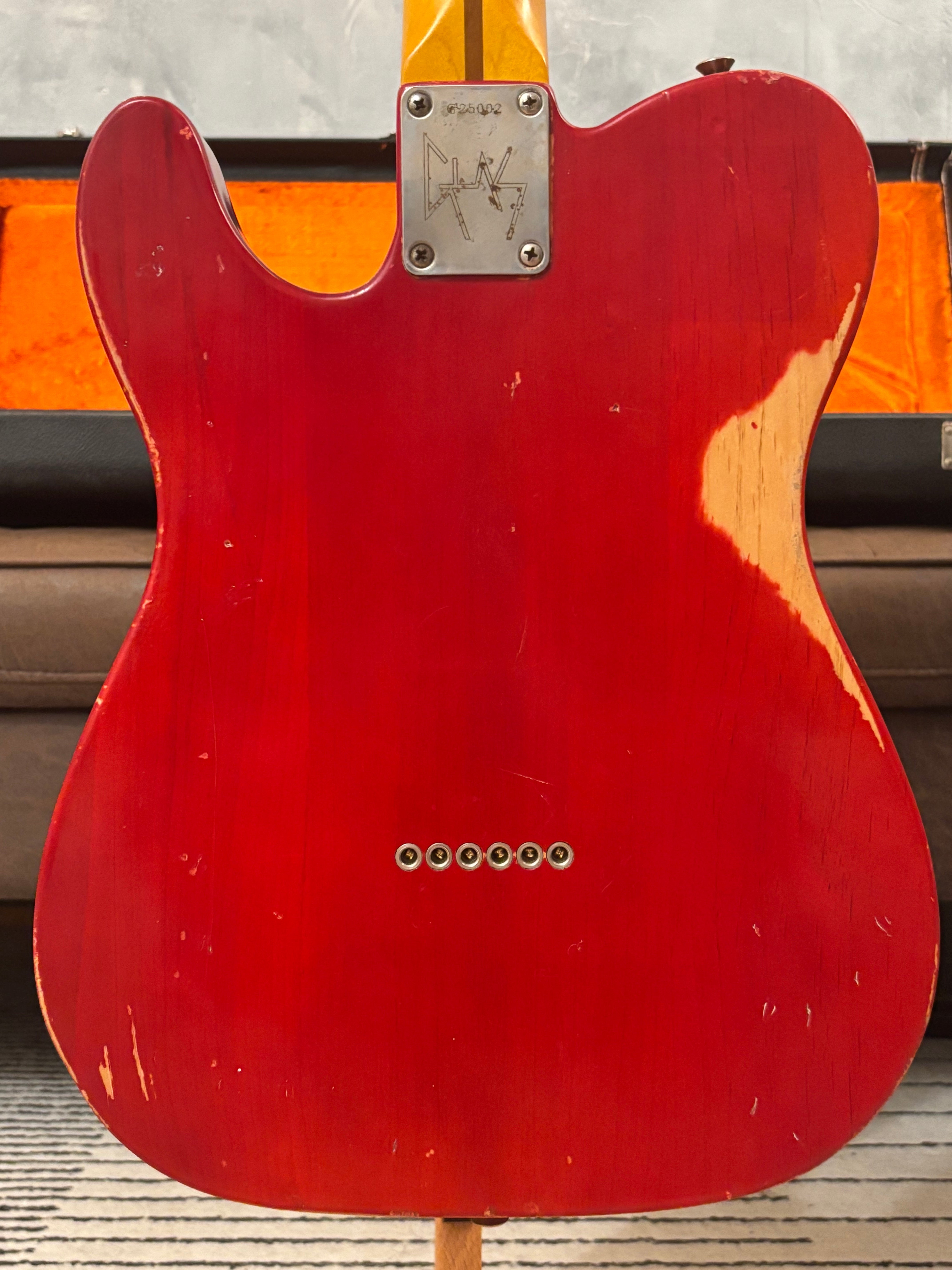 Fender Telecaster 1963 Rare Limited Run Trans Red Model RI. Feather light at 7.4lb