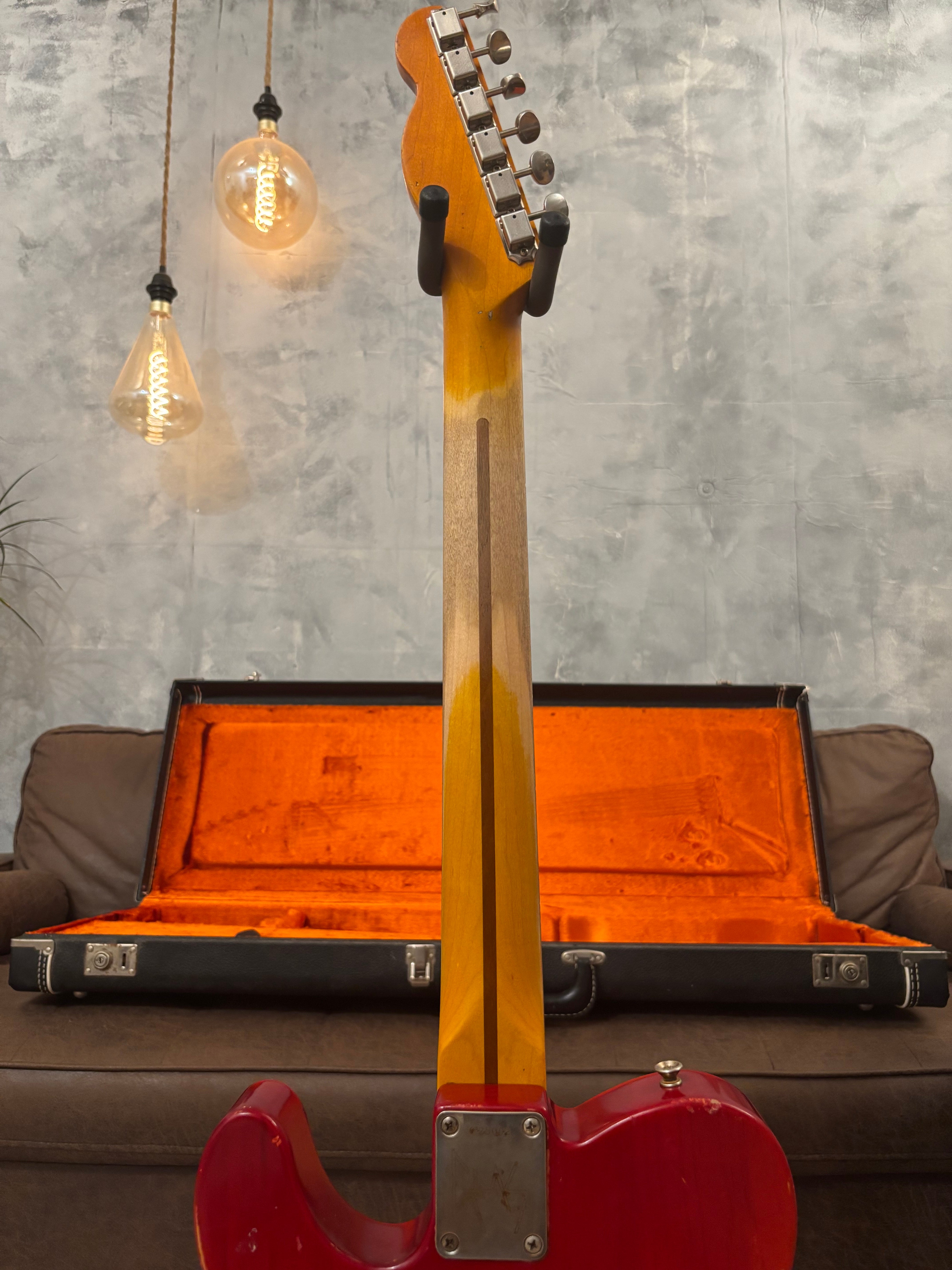 Fender Telecaster 1963 Rare Limited Run Trans Red Model RI. Feather light at 7.4lb