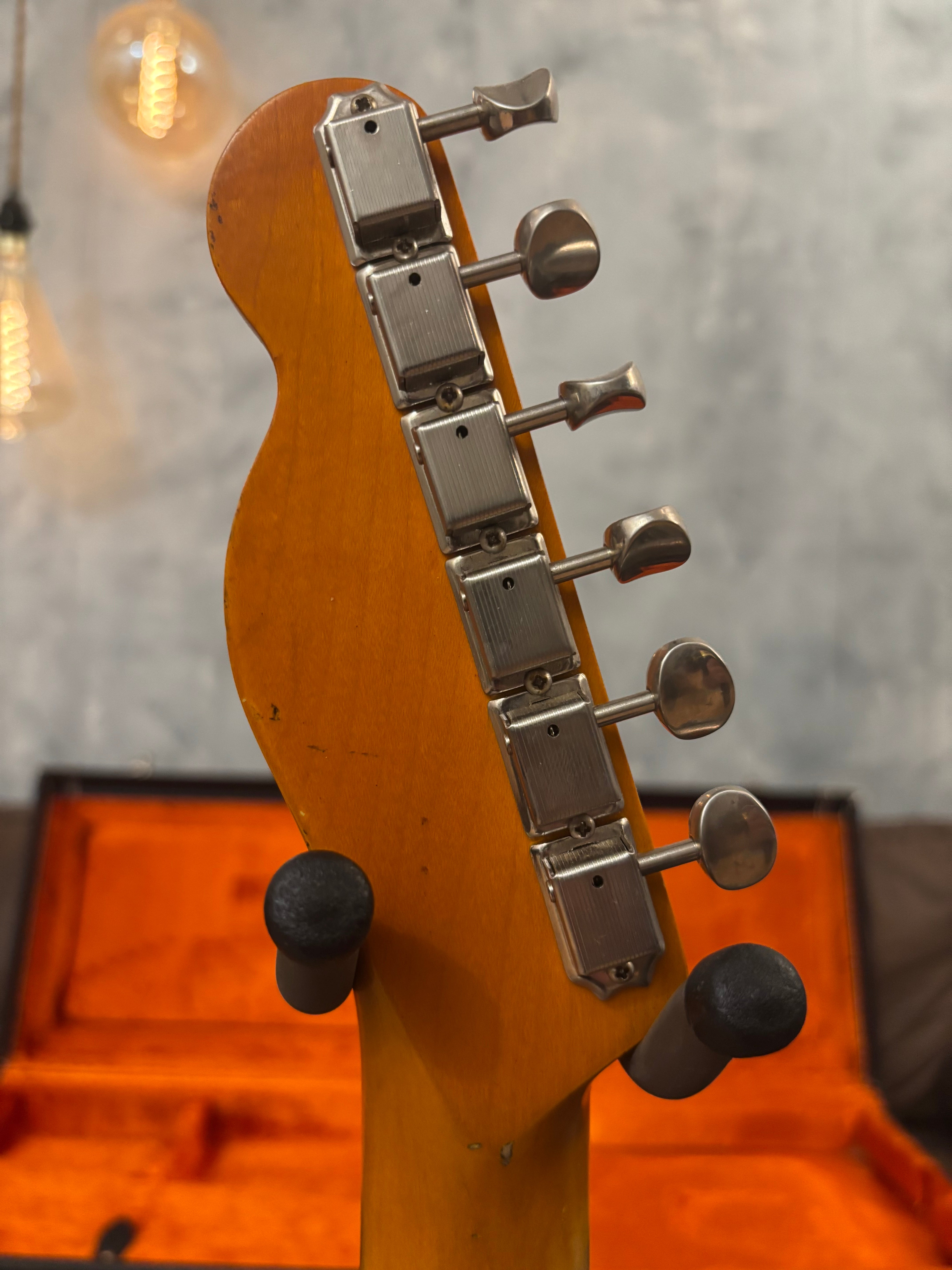 Fender Telecaster 1963 Rare Limited Run Trans Red Model RI. Feather light at 7.4lb