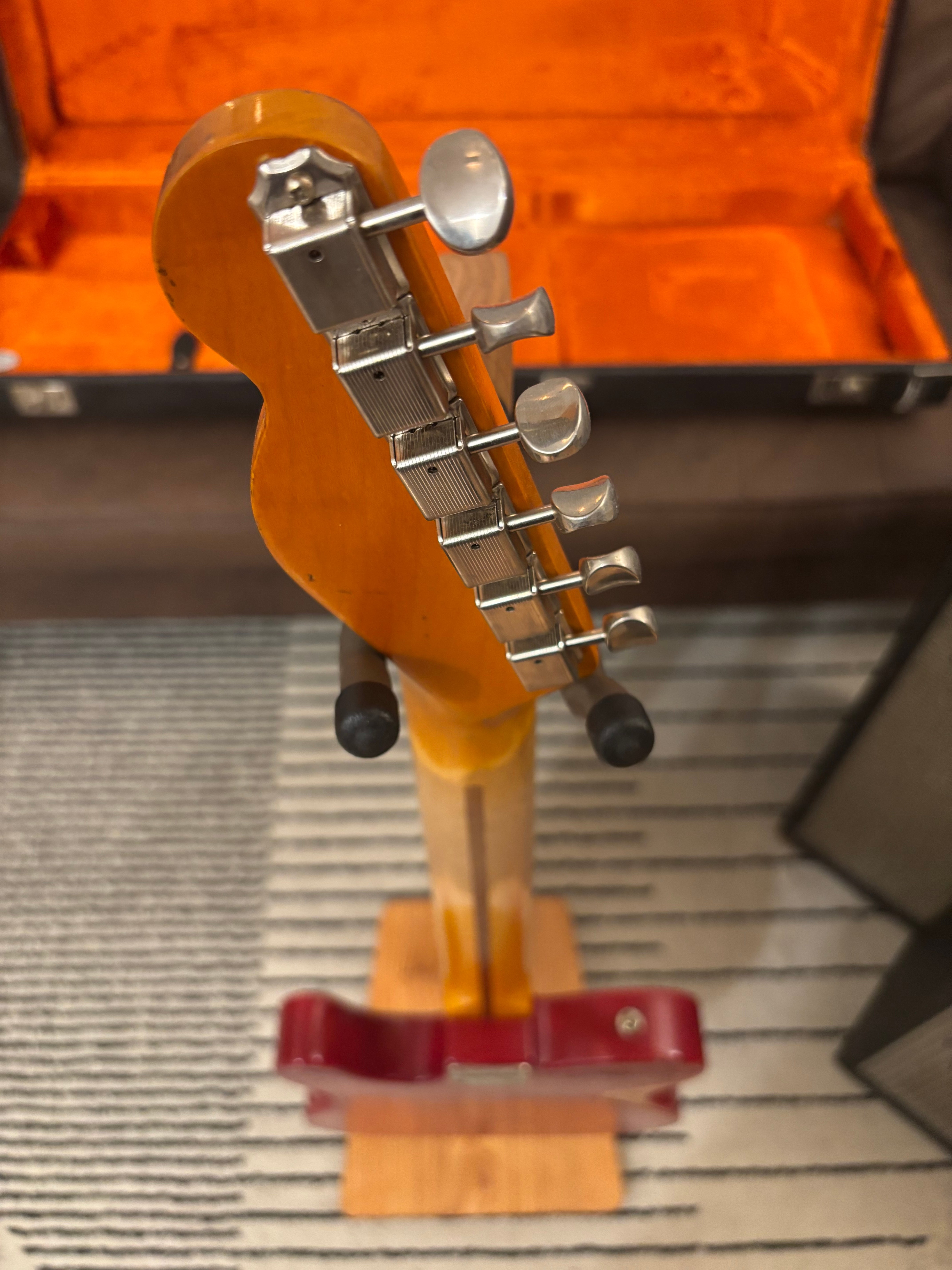 Fender Telecaster 1963 Rare Limited Run Trans Red Model RI. Feather light at 7.4lb