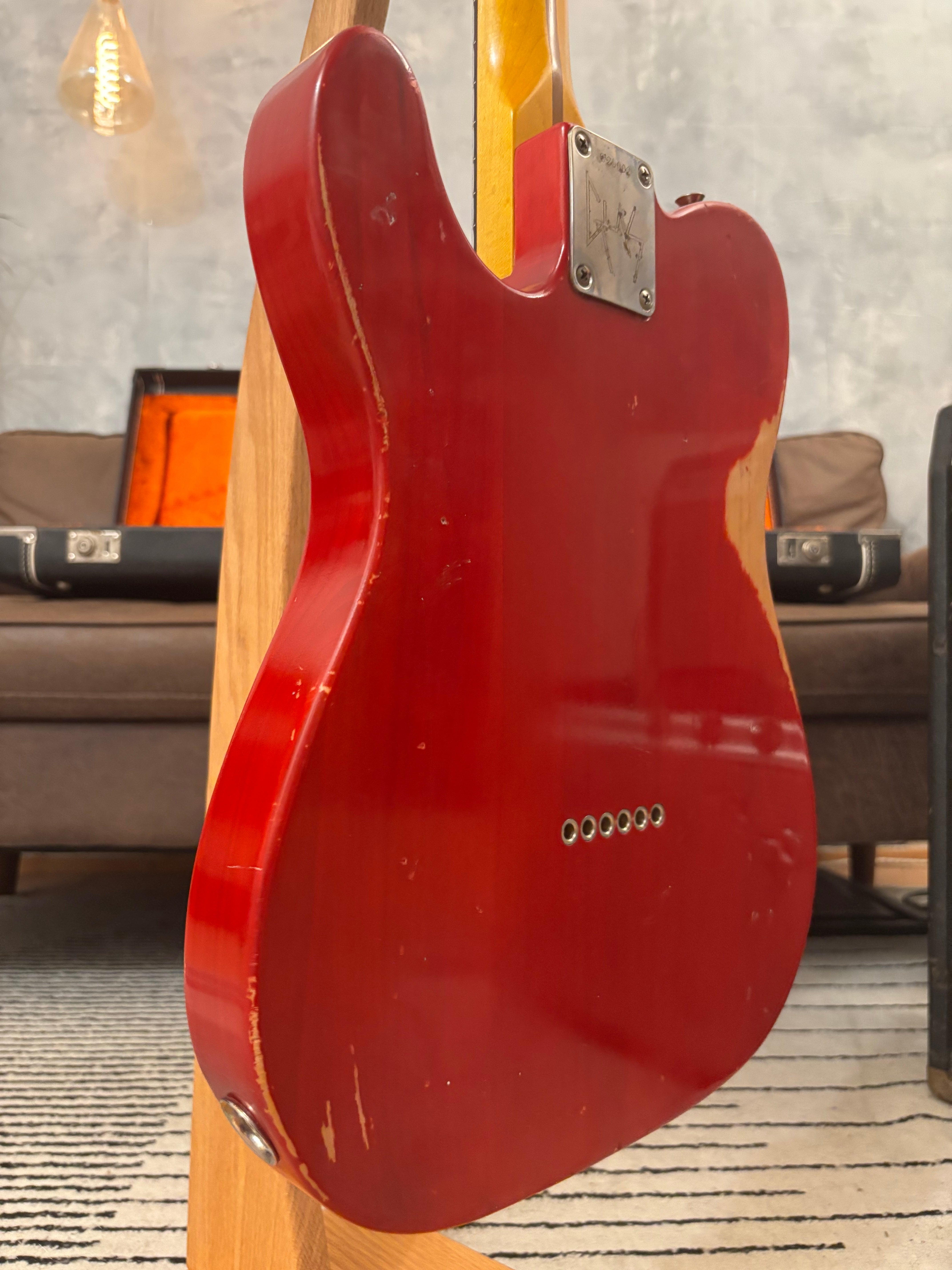 Fender Telecaster 1963 Rare Limited Run Trans Red Model RI. Feather light at 7.4lb