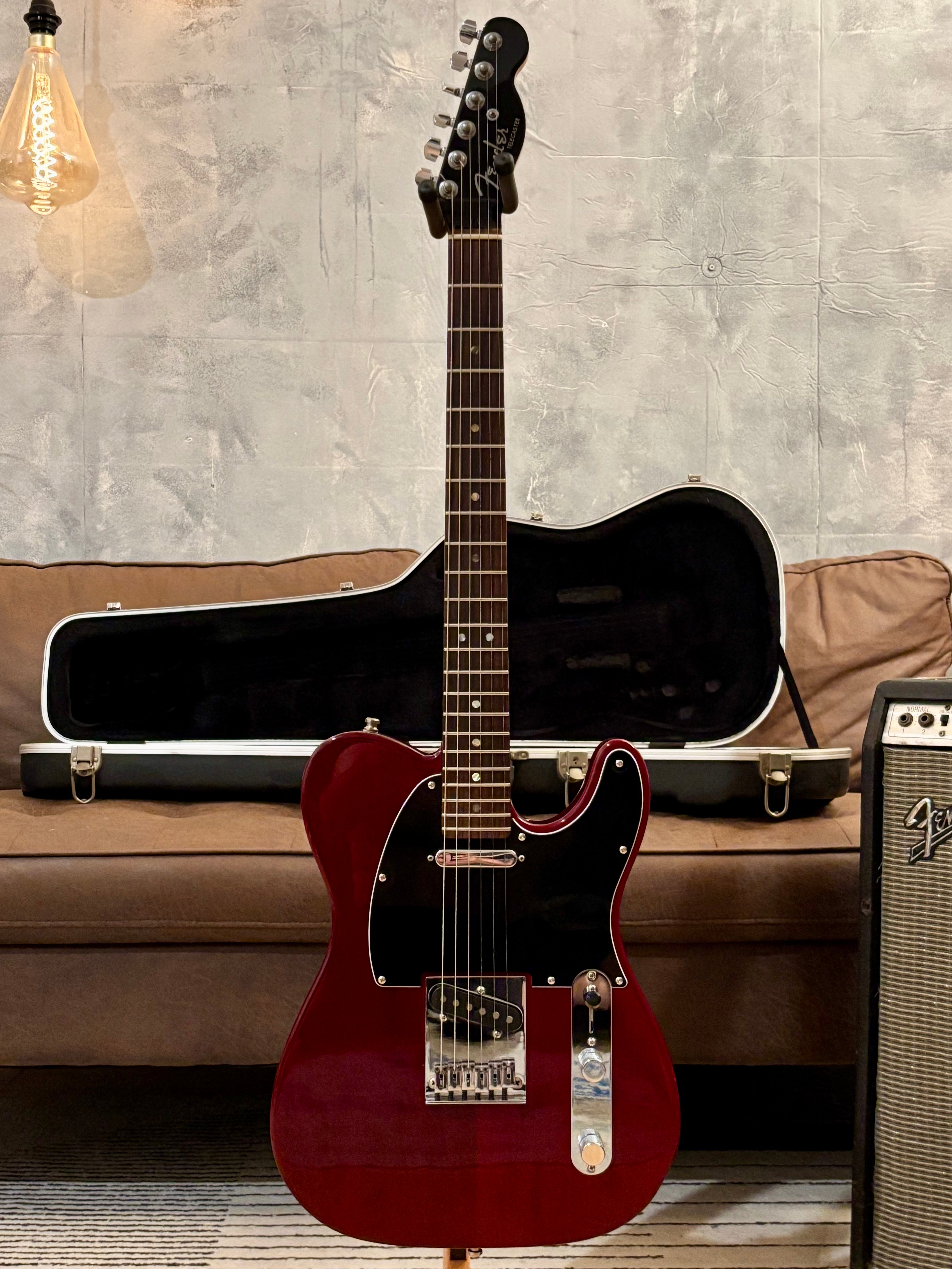 Fender American Deluxe Telecaster 2006 FSR Crimson Red ONY 7lb, Rare GC Exclusive, Black Headstock, ONLY 7lb