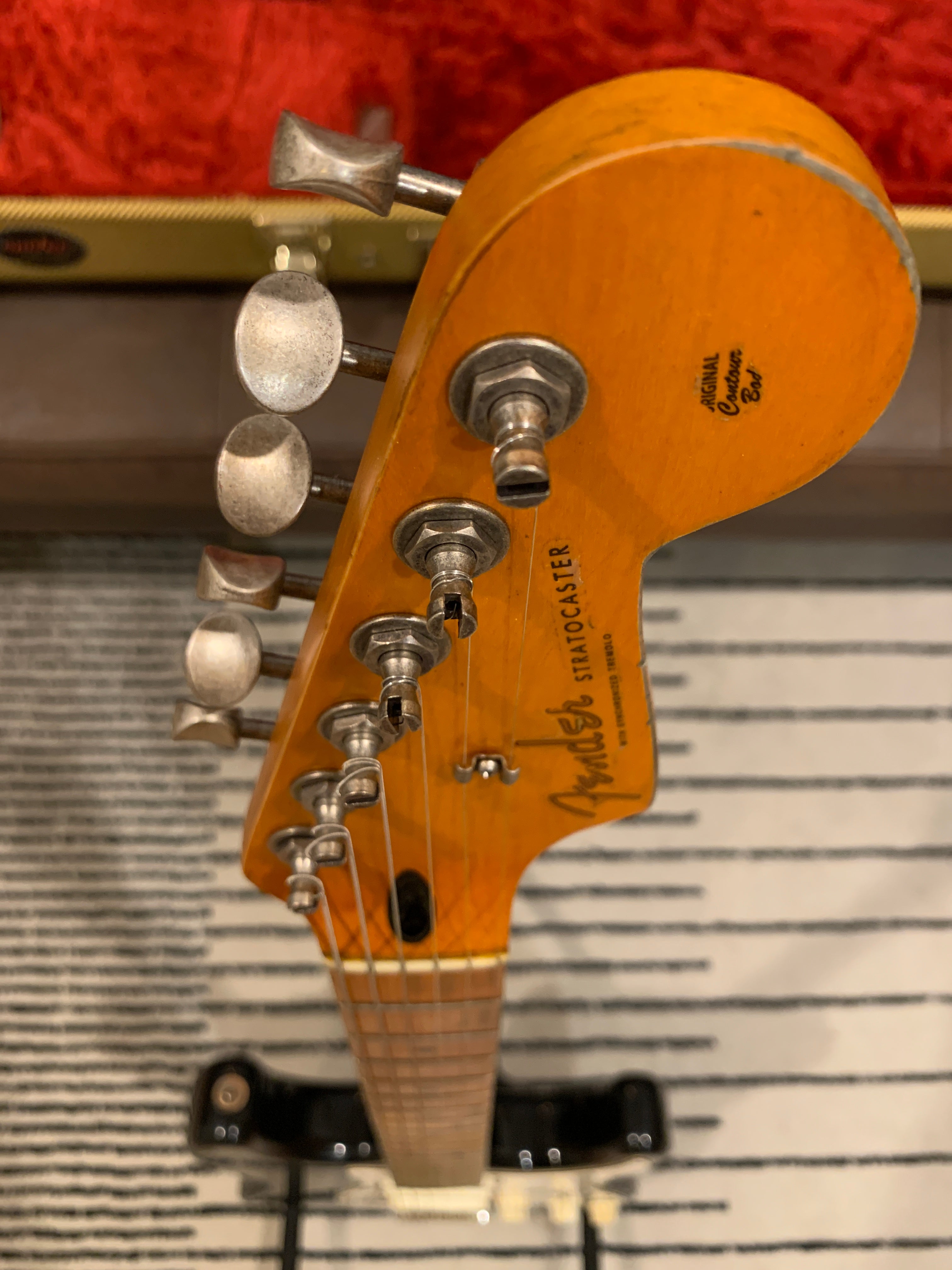GLAS Custom Black Relic 61’ Stratocaster 7.4LB