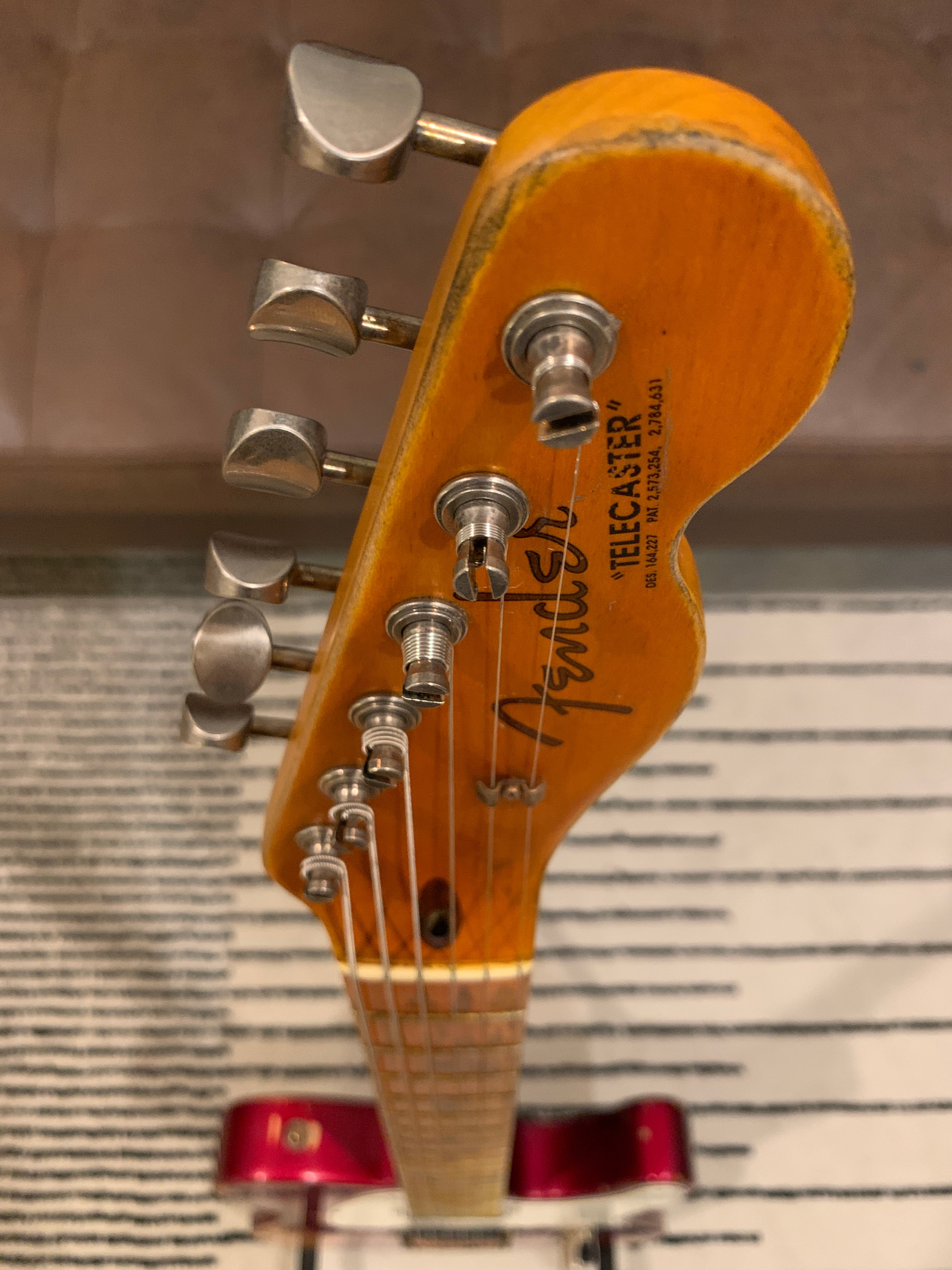 GLAS Custom Fender Telecaster Heavy Relic 2 Piece Ash 7.9lb
