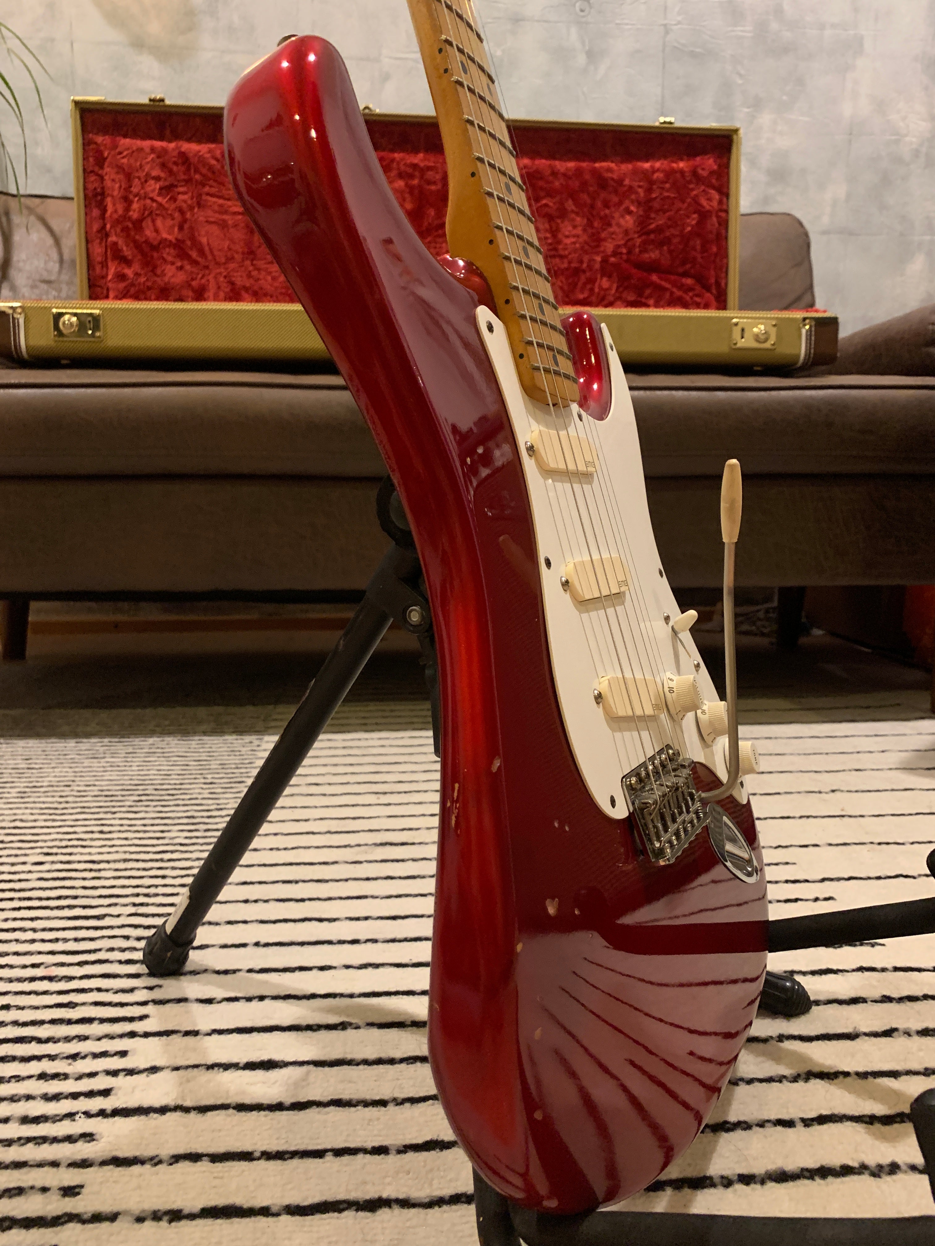 Glas Custom Dave Gilmour Fender Stratocaster Candy Apple Red 8.2LB