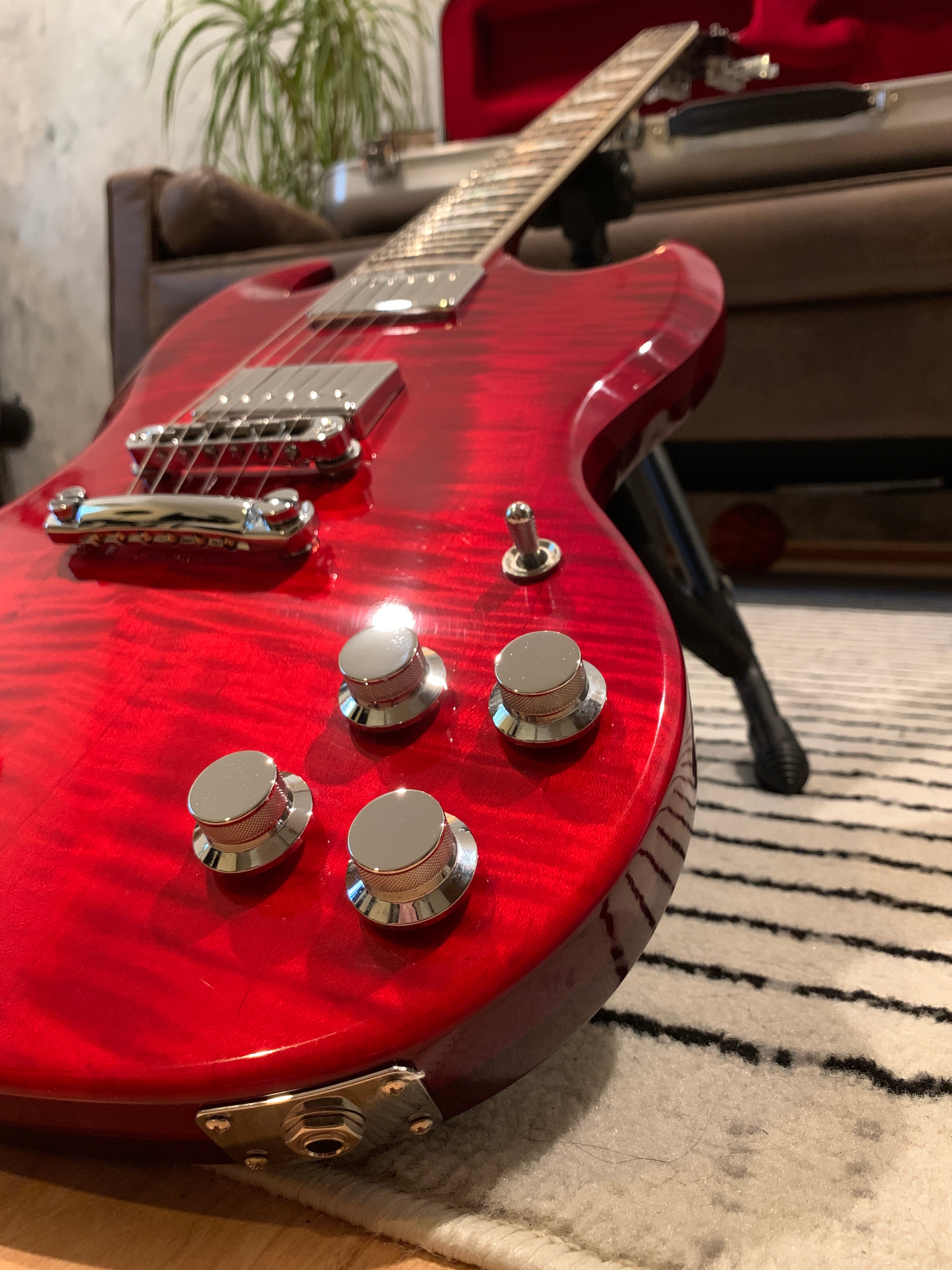 Gibson SG Standard HP upgraded tuners 2018 Blood Orange 7.2lb