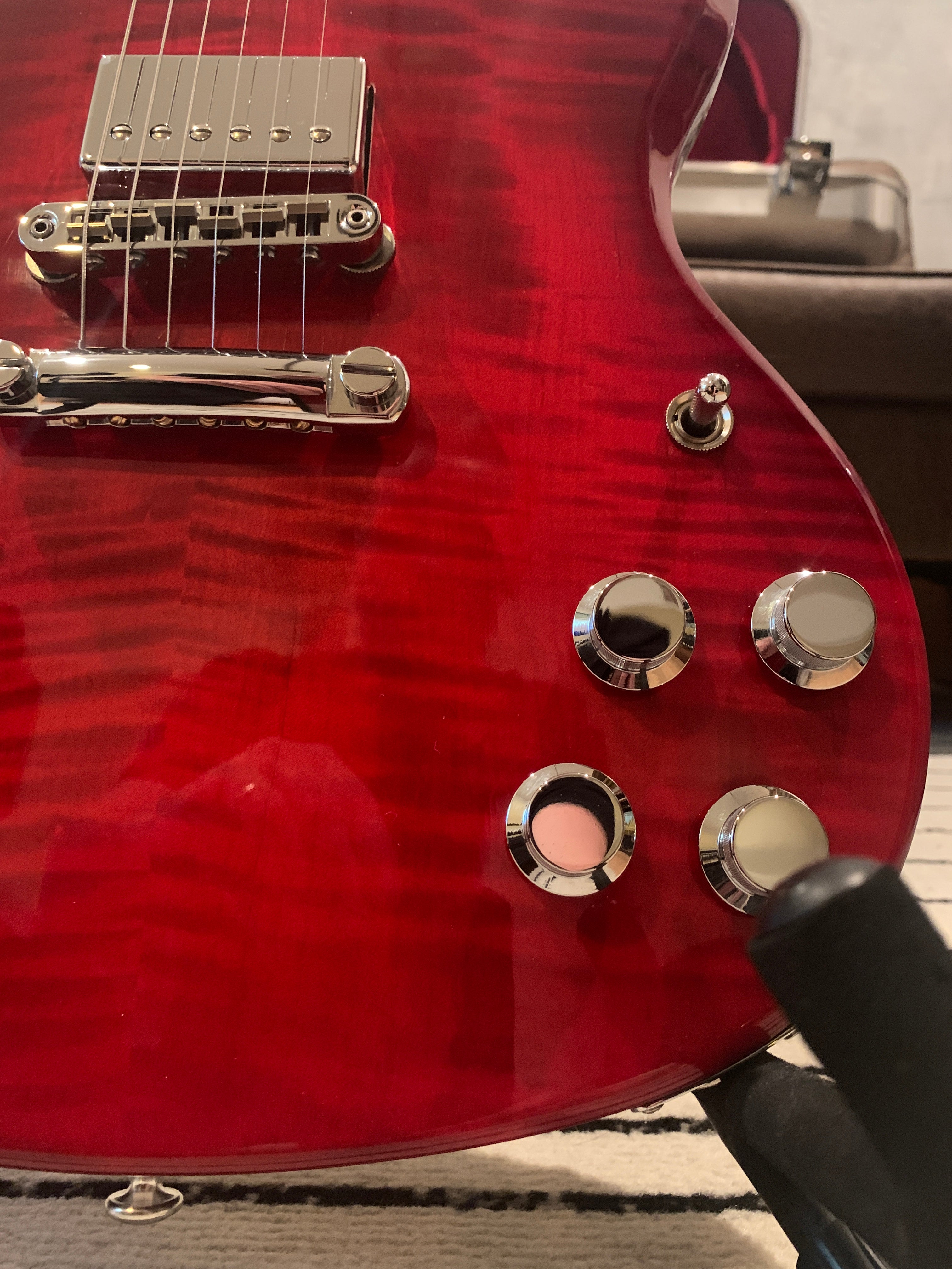 Gibson SG Standard HP upgraded tuners 2018 Blood Orange 7.2lb